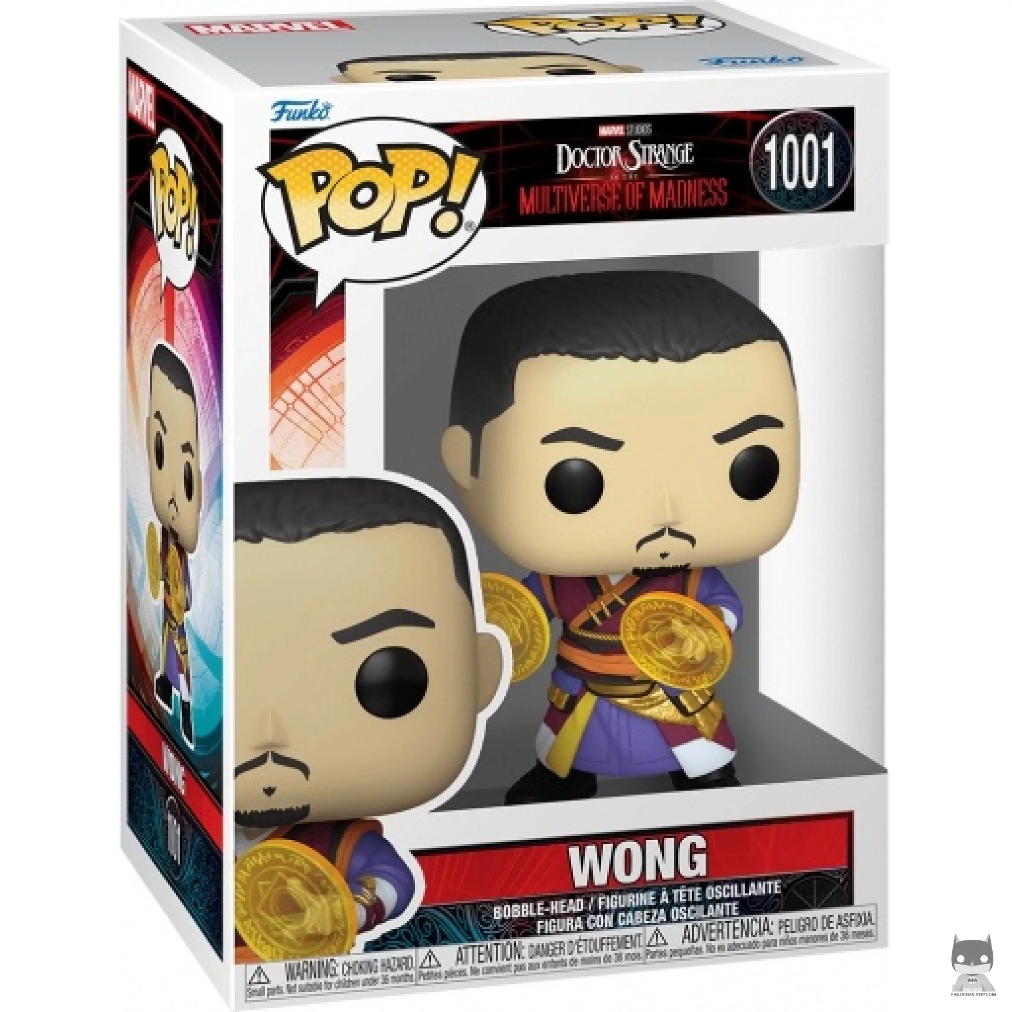 Wong Funko Pop! figure in its box