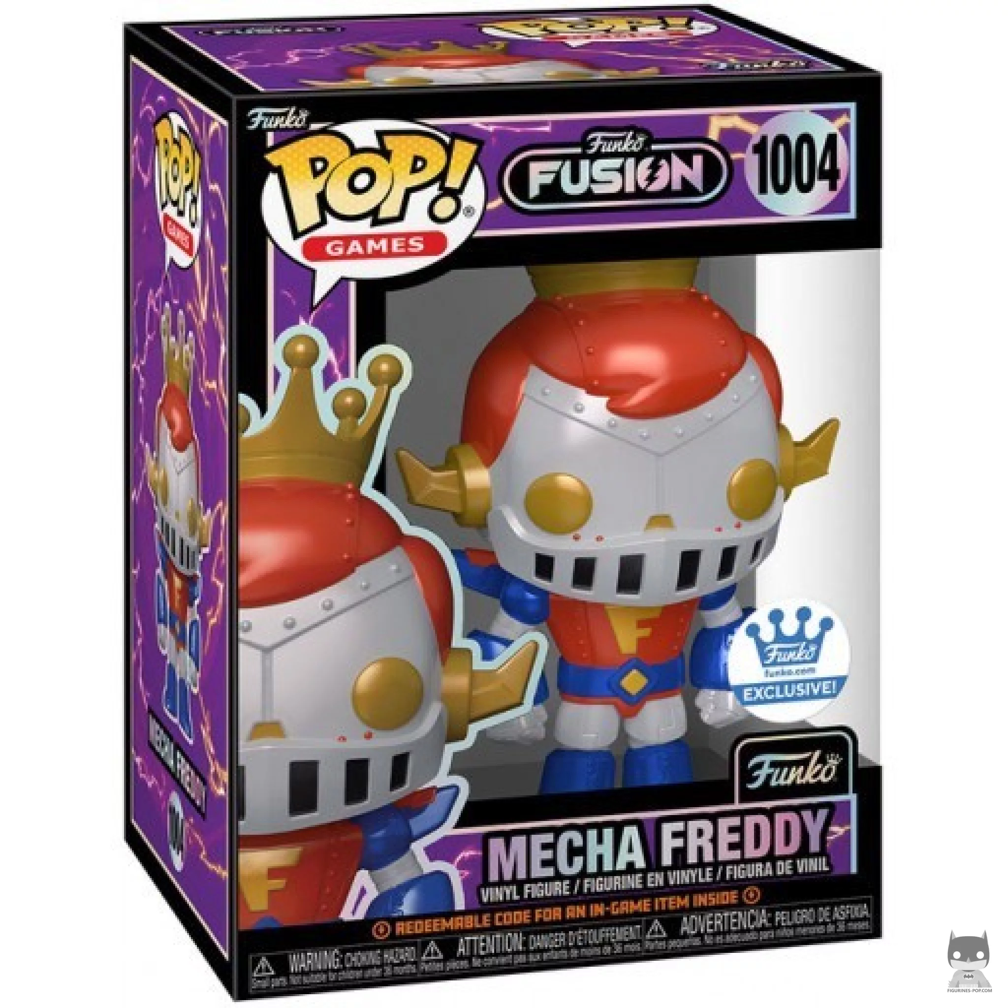 Mecha Freddy Funko Pop! figure in its box