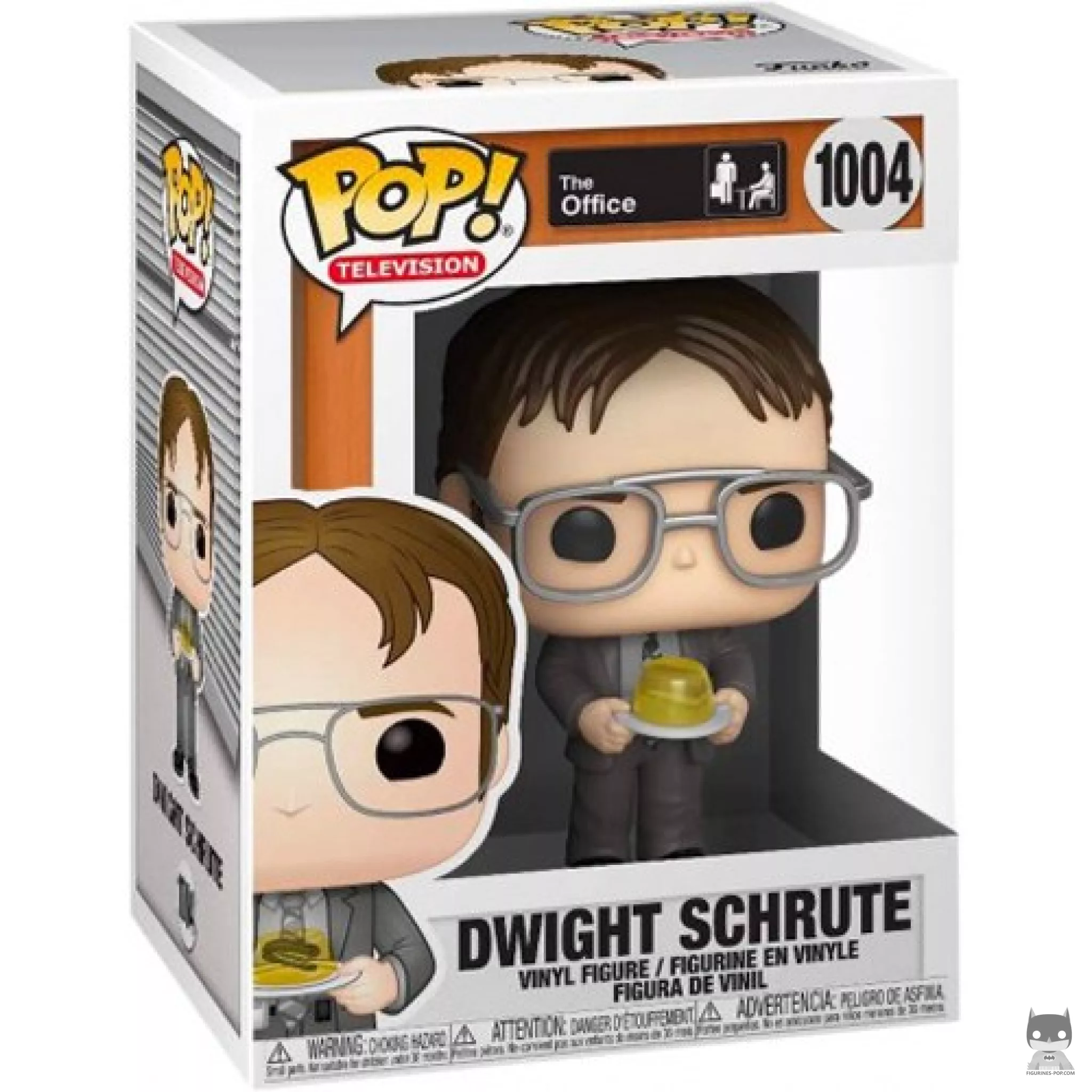 Dwight Schrute Funko Pop! figure in its box