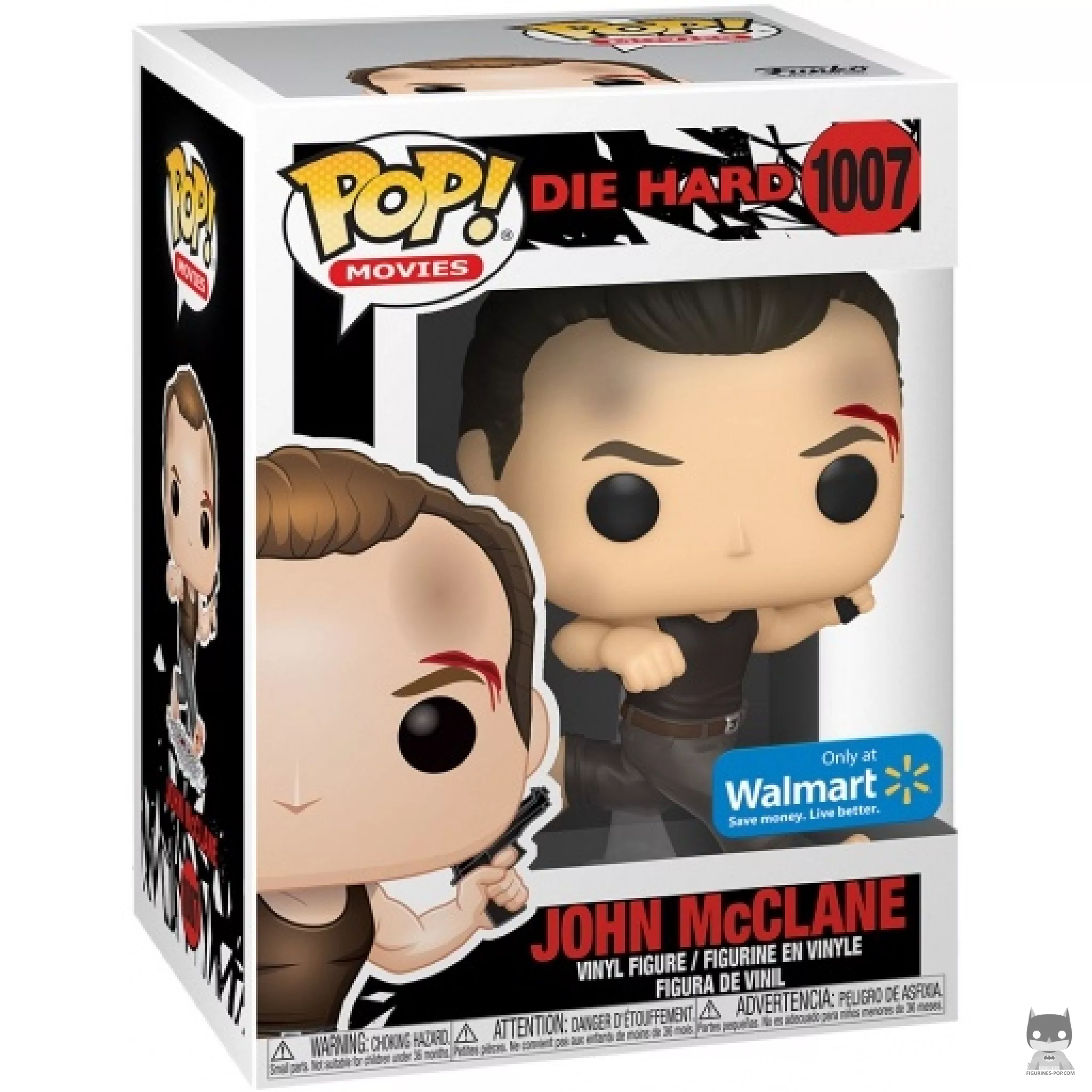 John McClane in Dark Tank Funko Pop! figure in its box