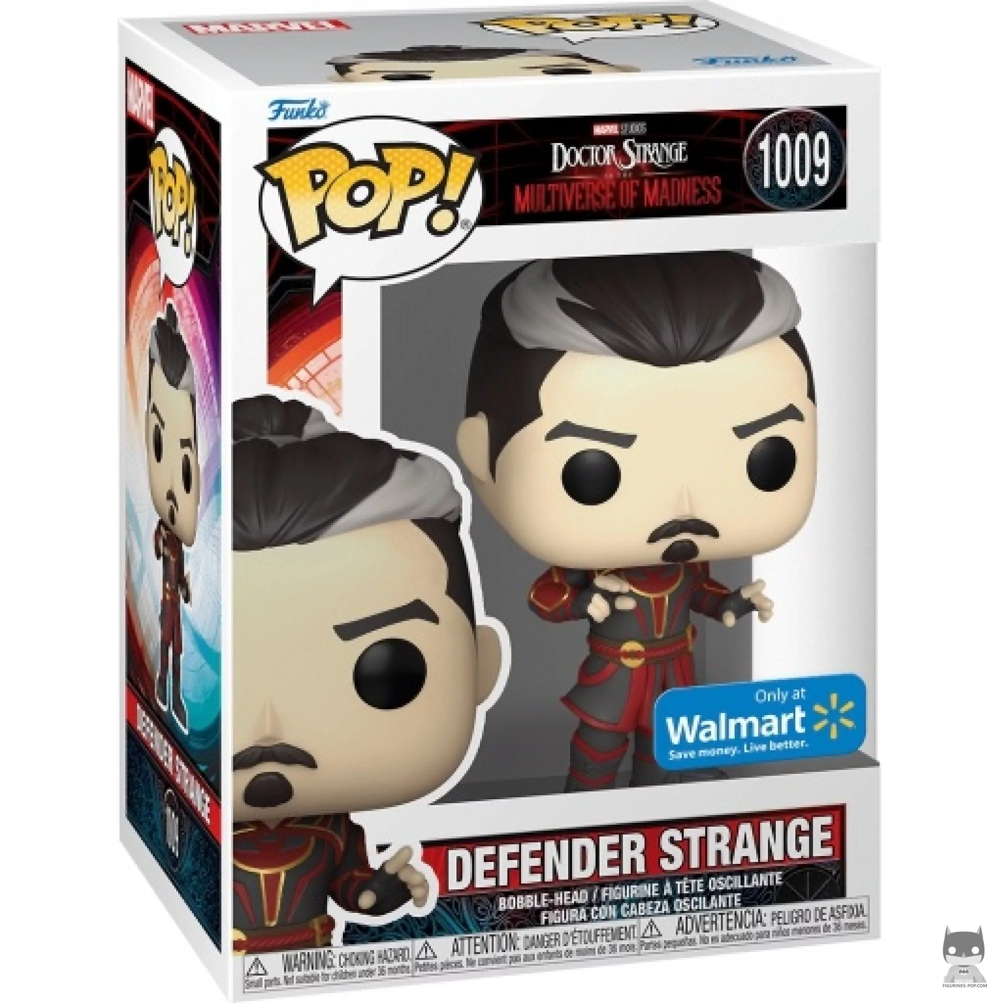 Defender Strange Funko Pop! figure in its box