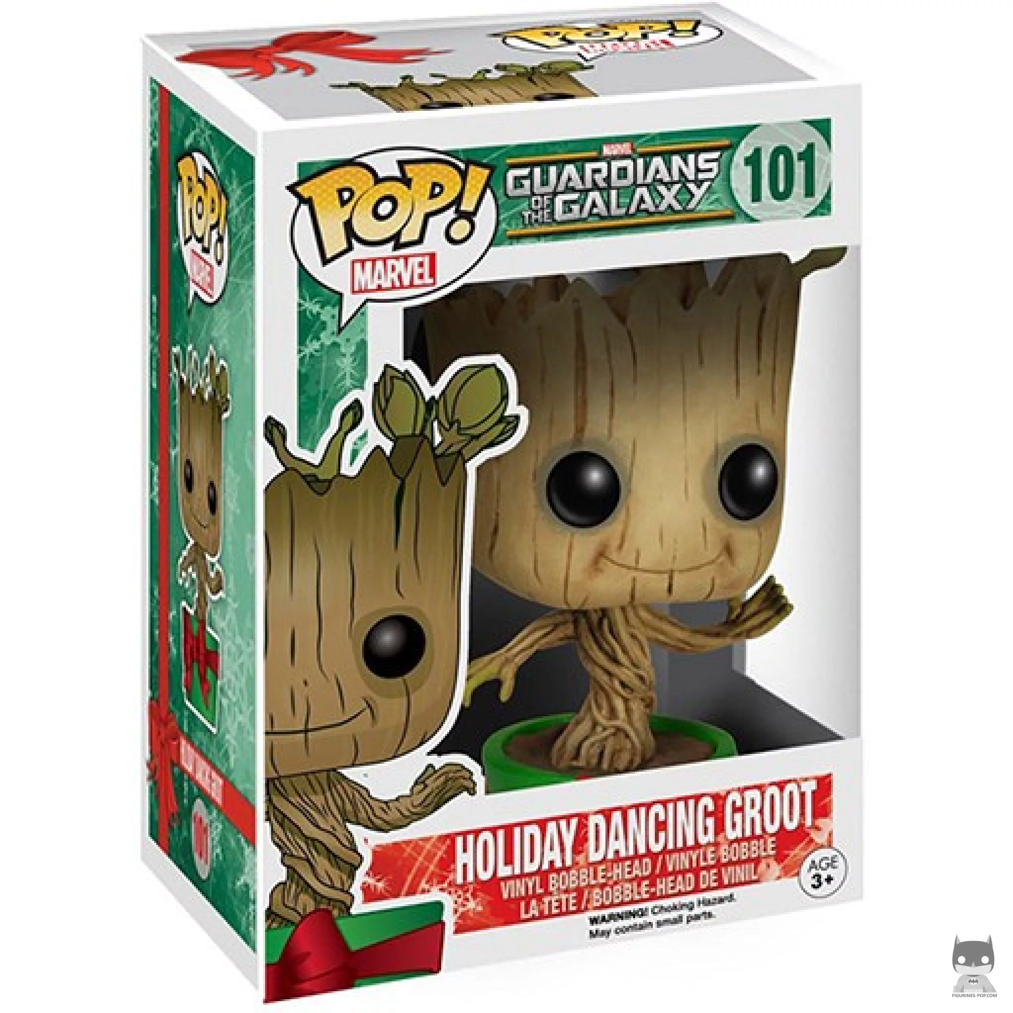 Groot (Holiday) Funko Pop! figure in its box