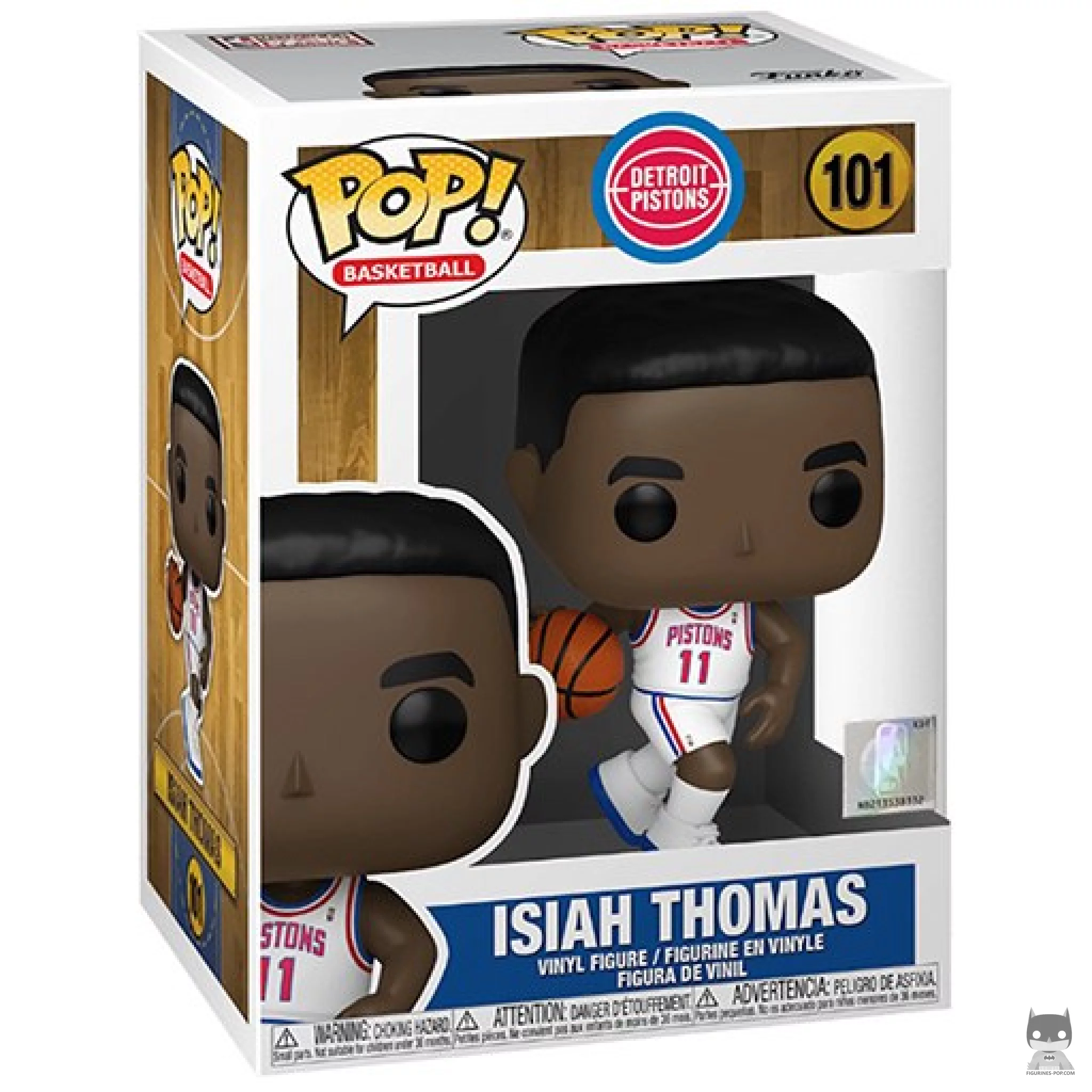 Isiah Thomas Funko Pop! figure in its box