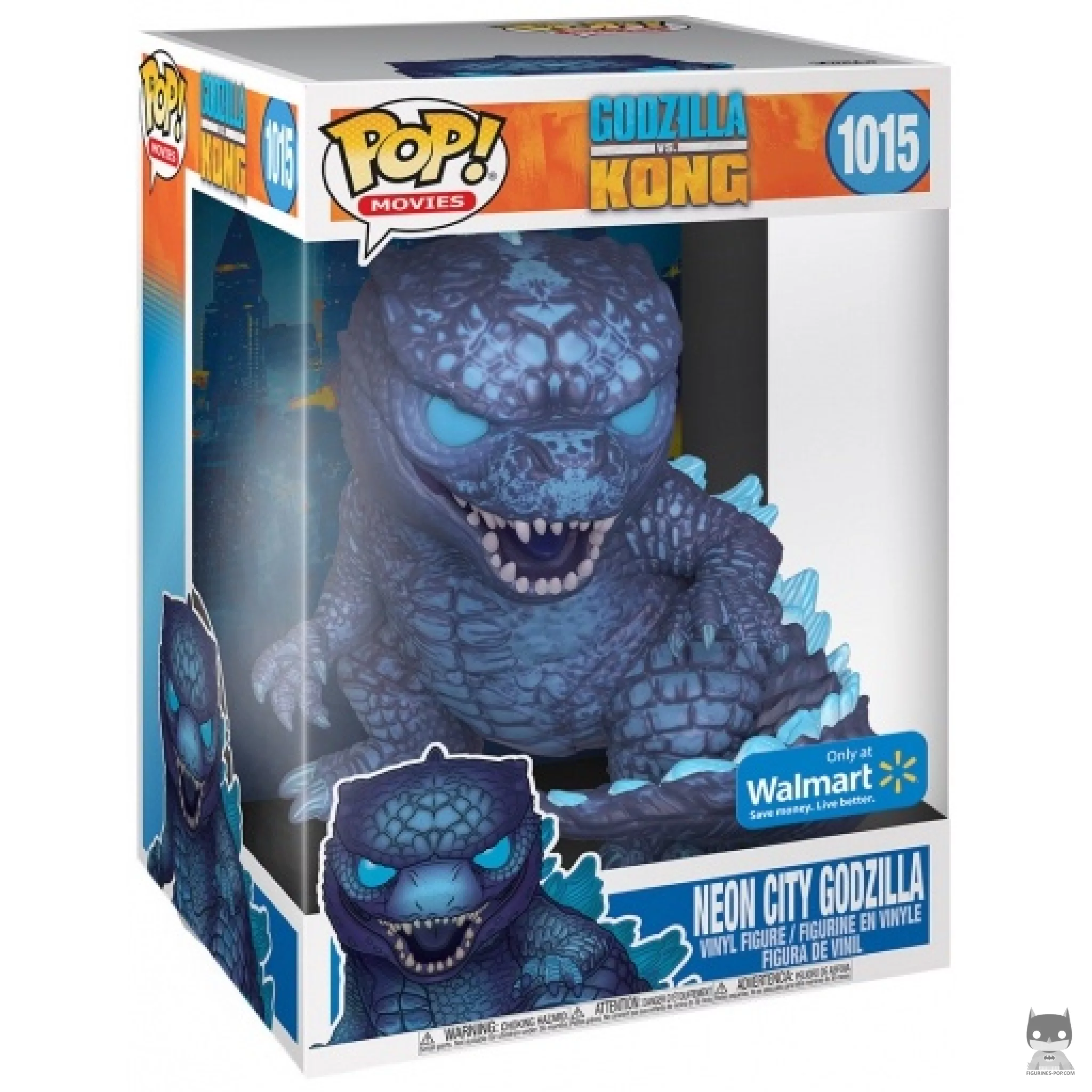Neon City Godzilla  (Supersized) Funko Pop! figure in its box