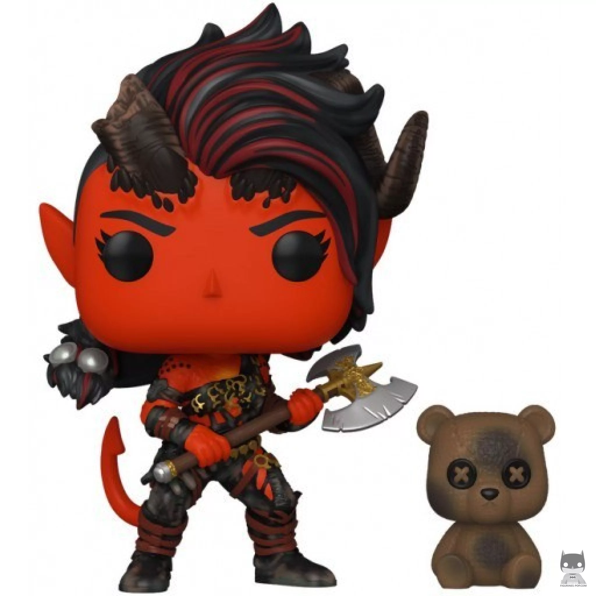 Karlach with Clive Funko Pop! figure (Baldur's Gate)