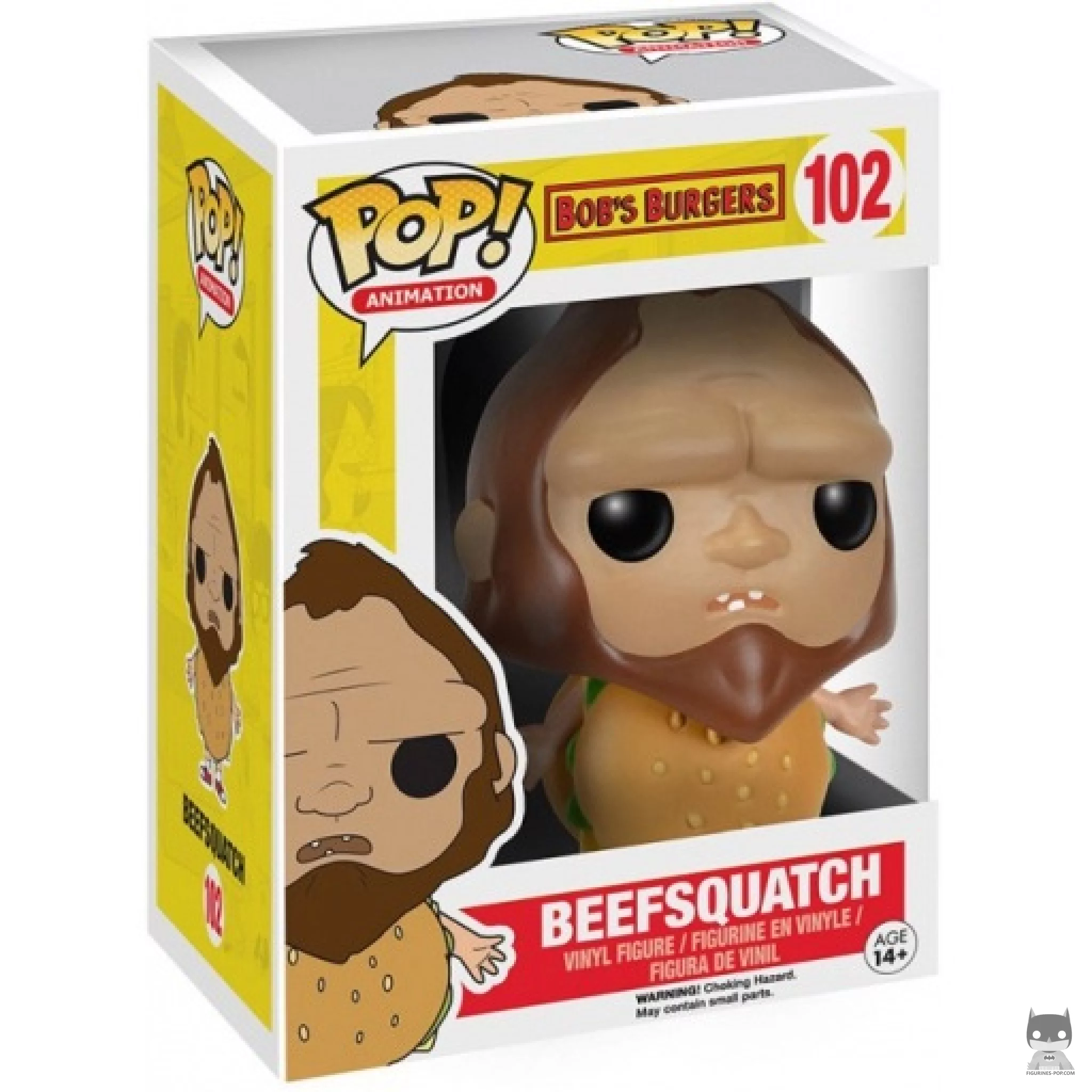 Beefsquatch Funko Pop! figure in its box