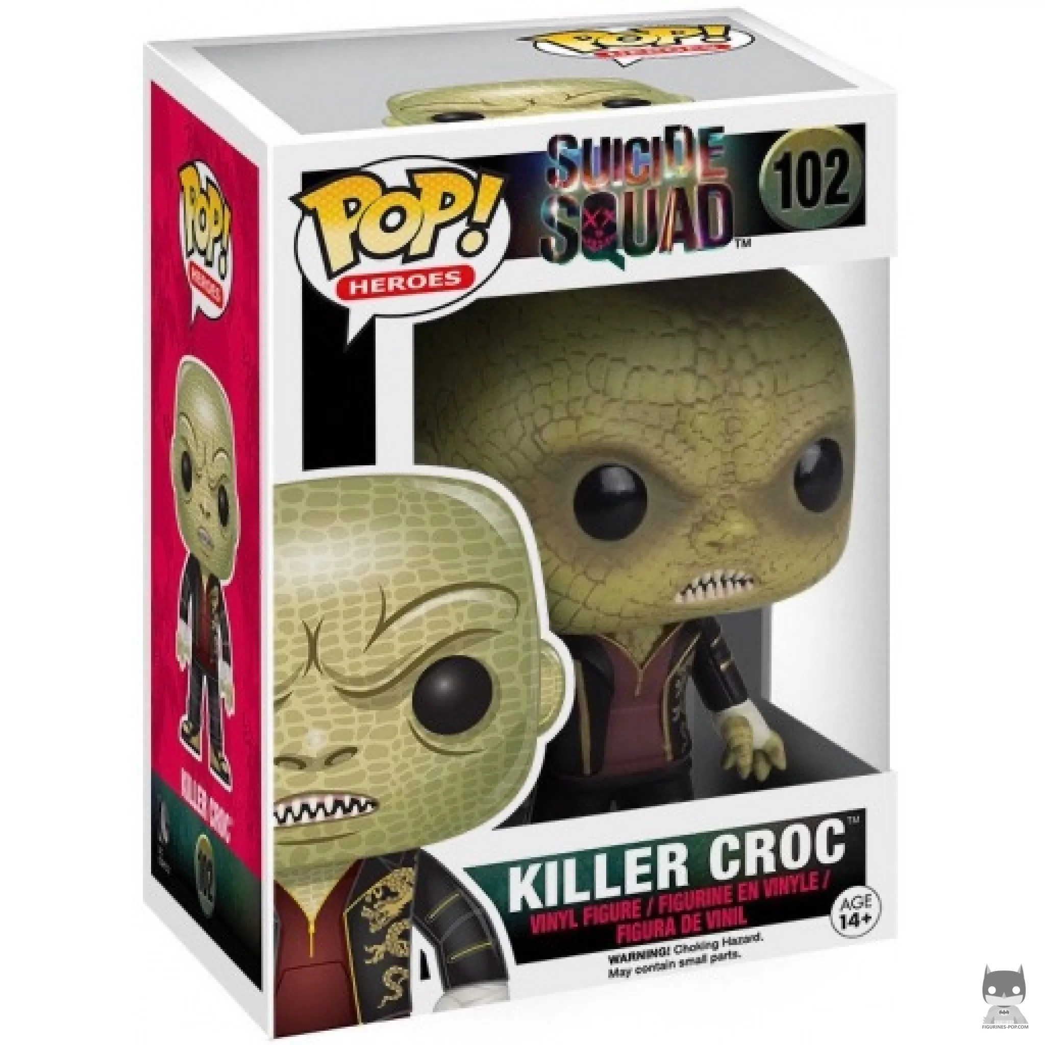 Killer Croc Funko Pop! figure in its box