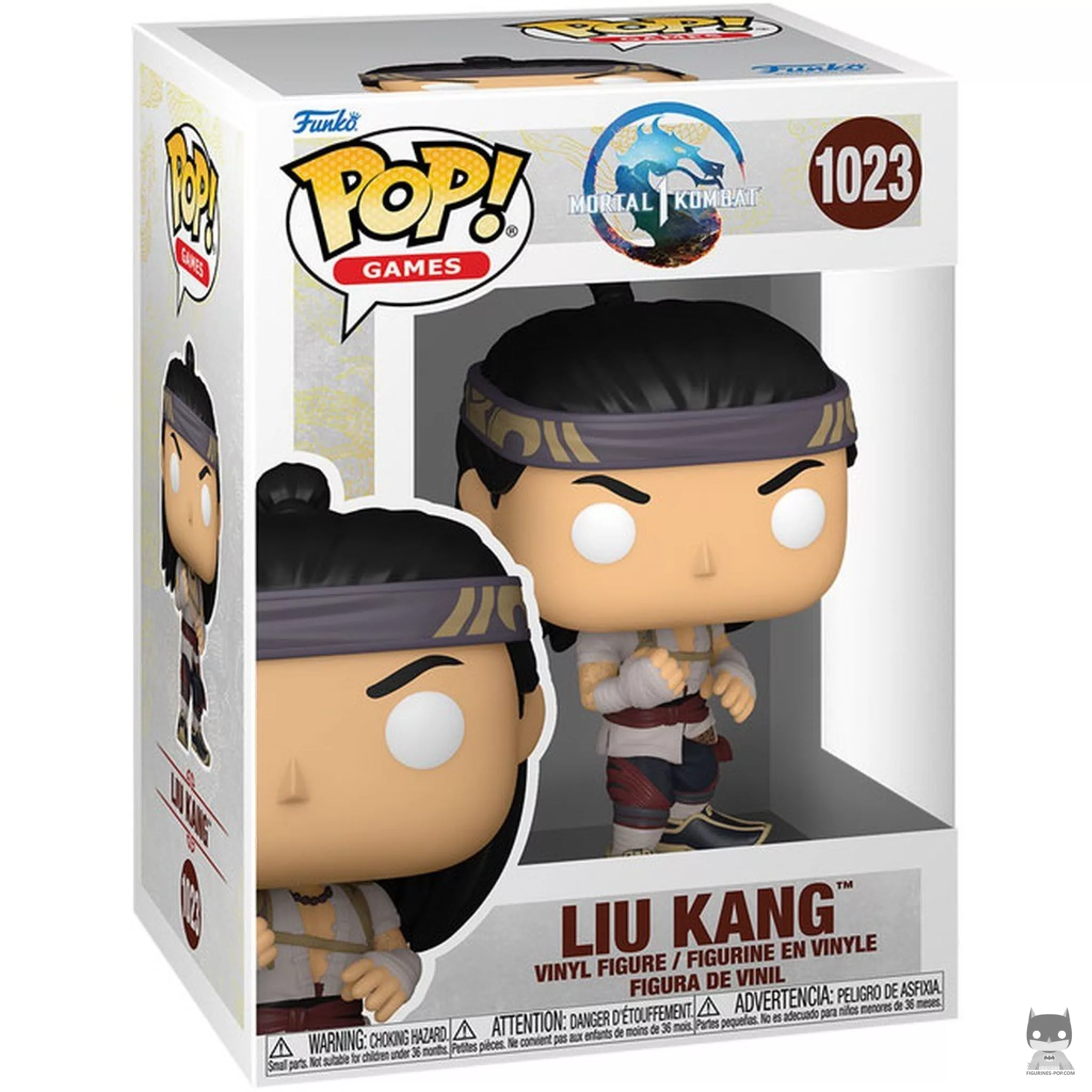 Liu Kang (God of Fire) (Mortal Kombat 1) Funko Pop! figure in its box