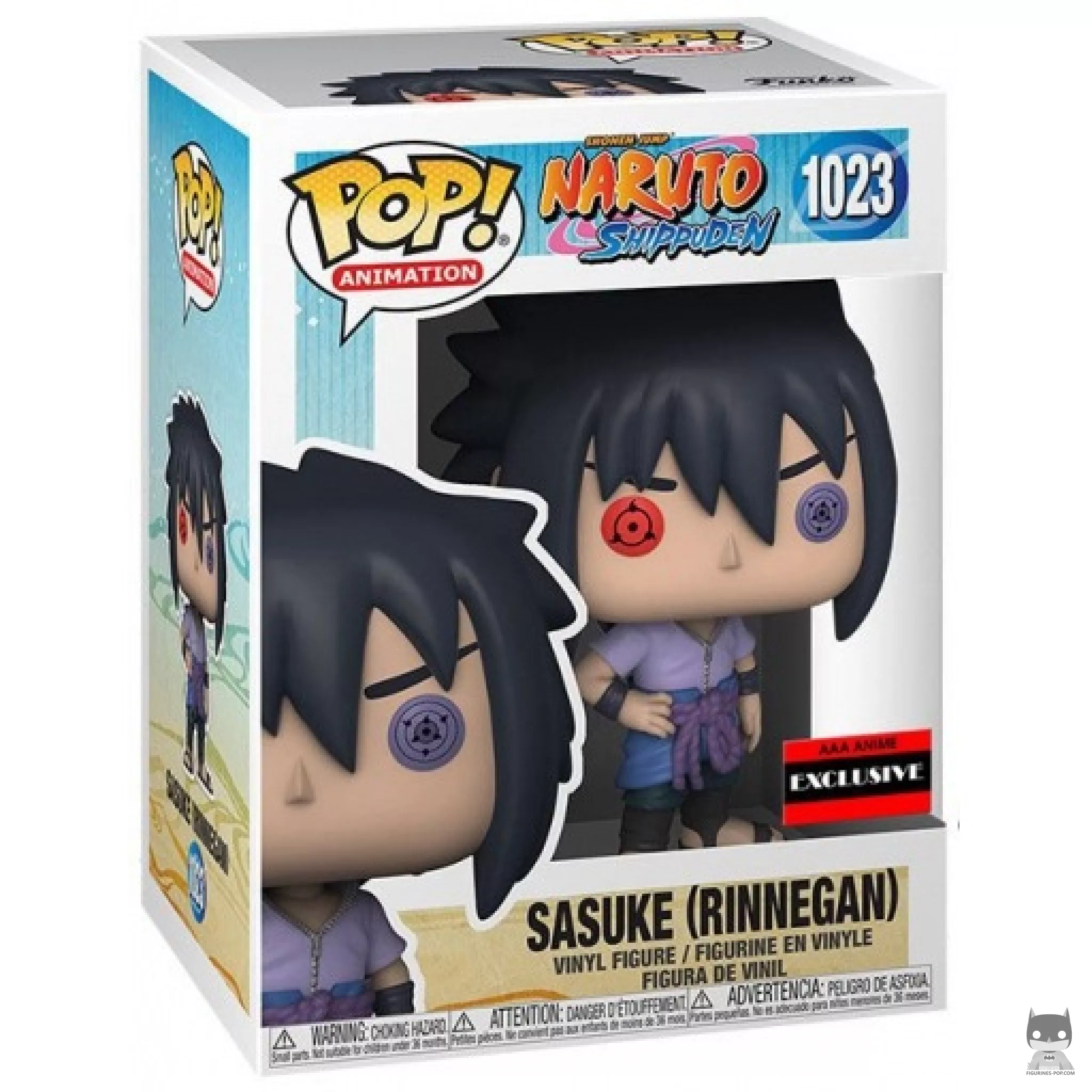 Sasuke (Rinnegan) Funko Pop! figure in its box