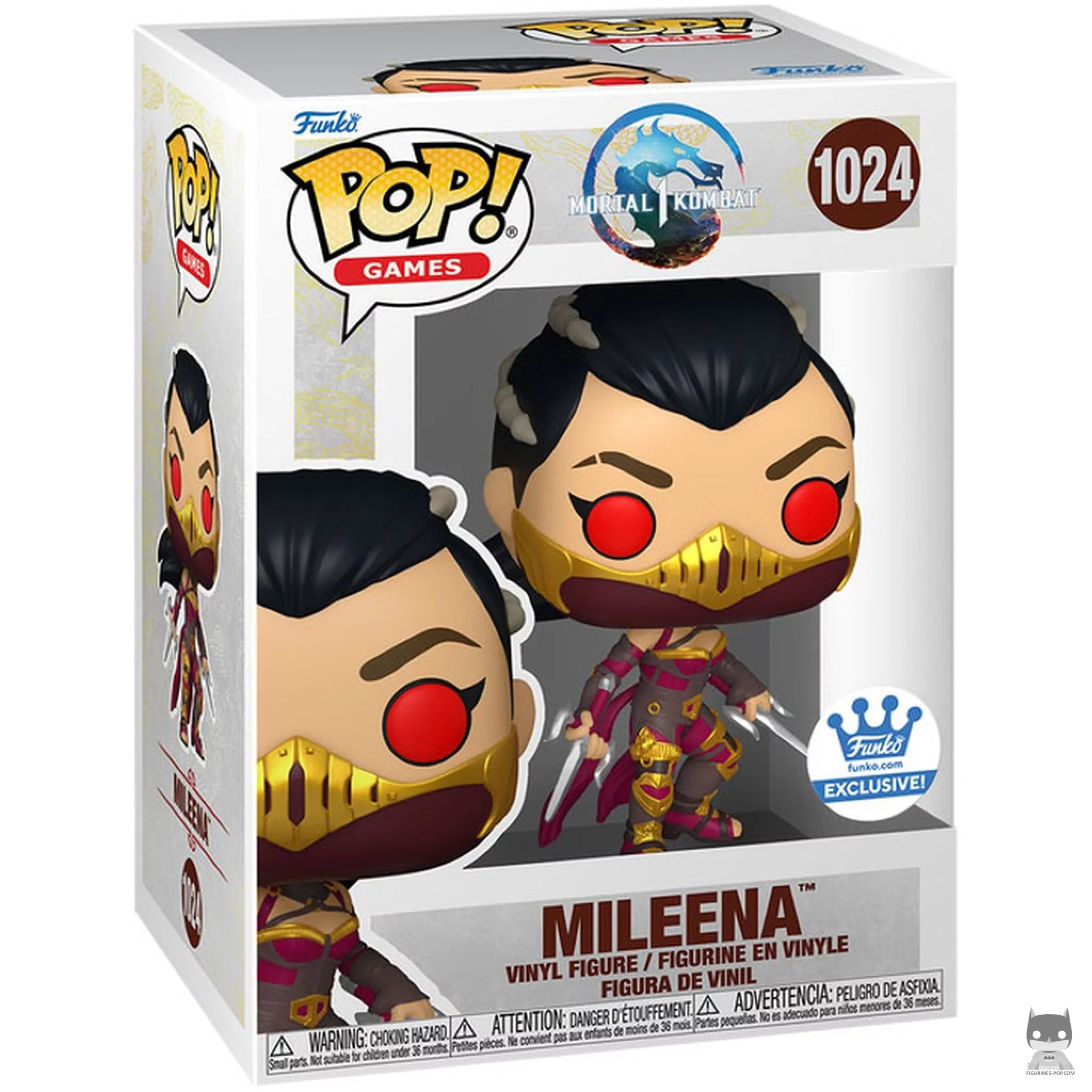 Mileena (Mortal Kombat 1) Funko Pop! figure in its box