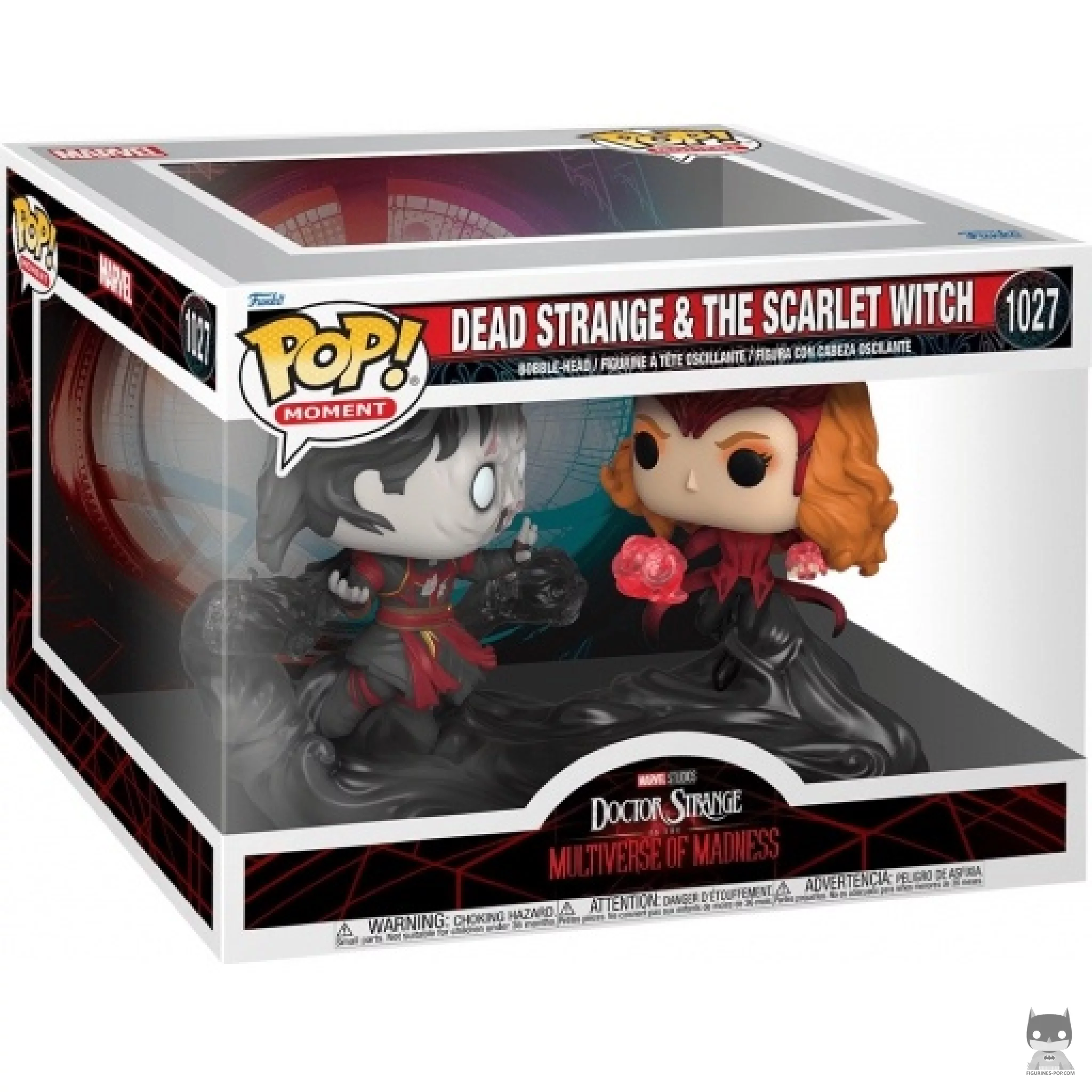 Dead Strange & The Scarlet Witch Funko Pop! figure in its box