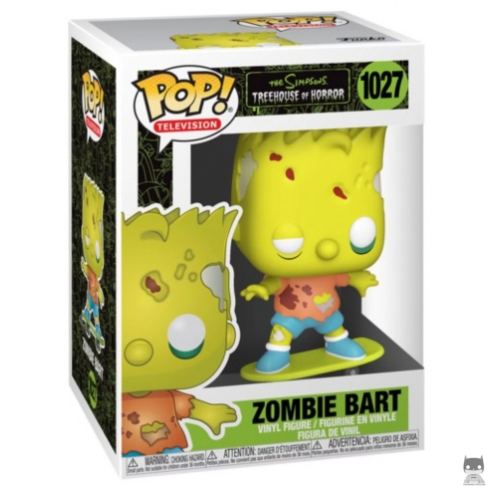 Zombie Bart Funko Pop! figure in its box