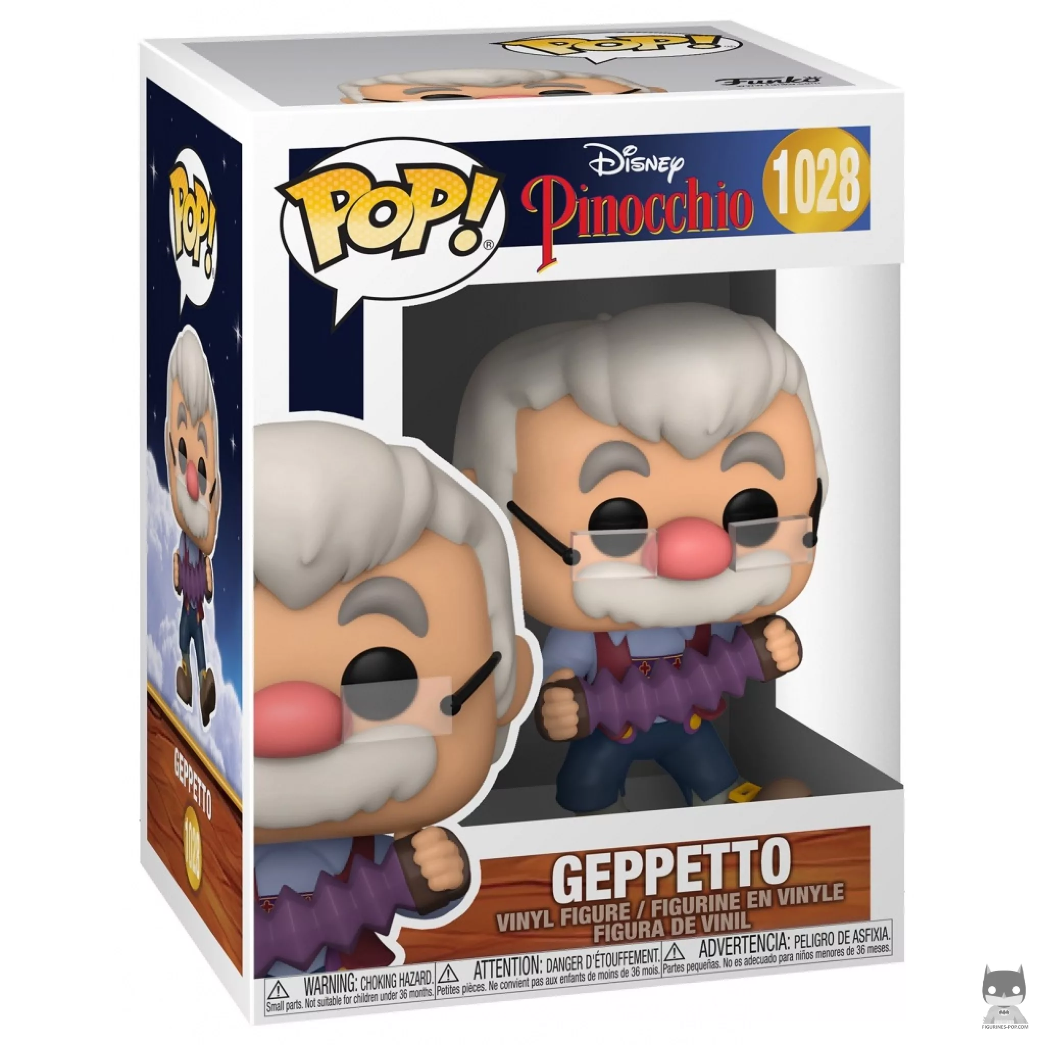 Geppetto Funko Pop! figure in its box