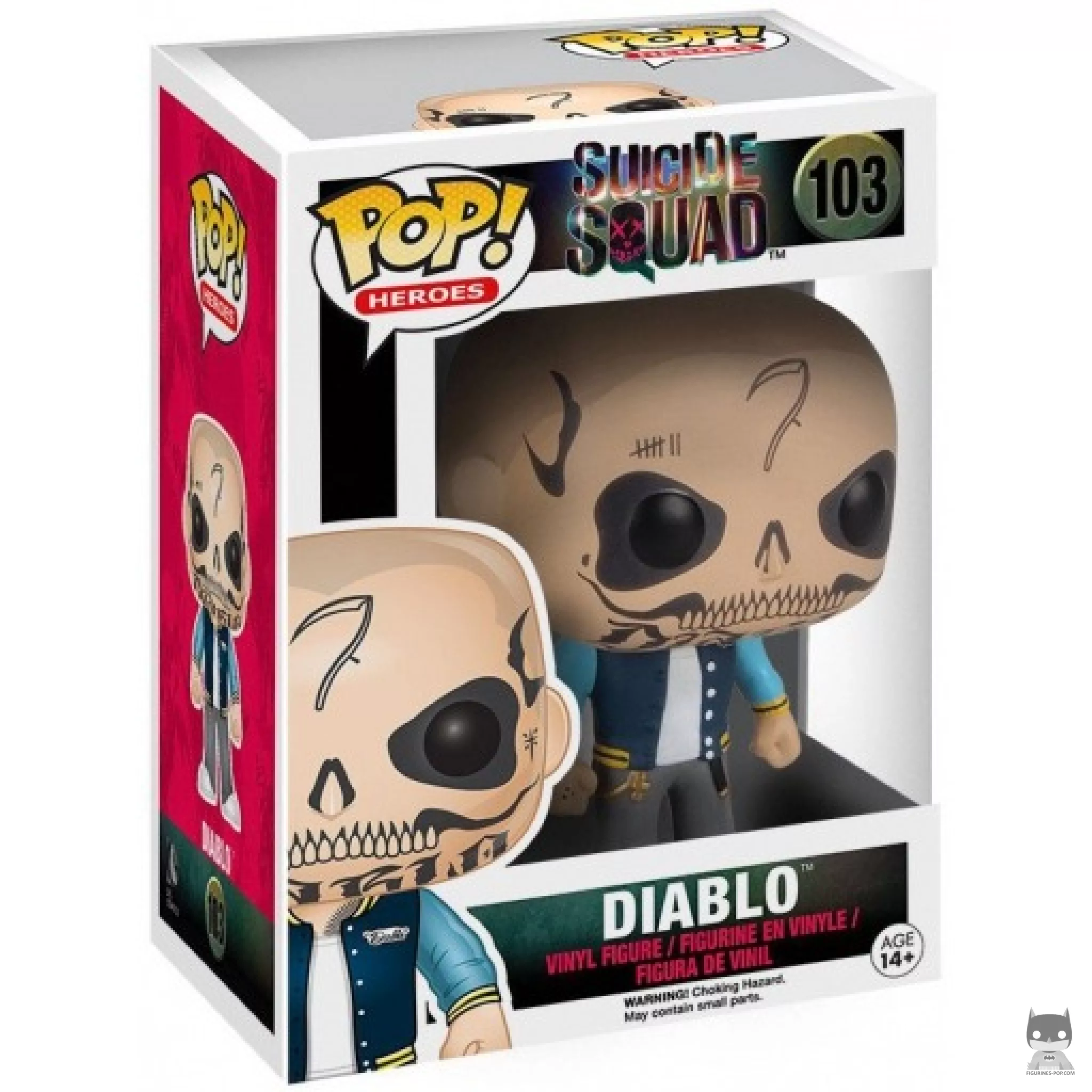 El Diablo Funko Pop! figure in its box