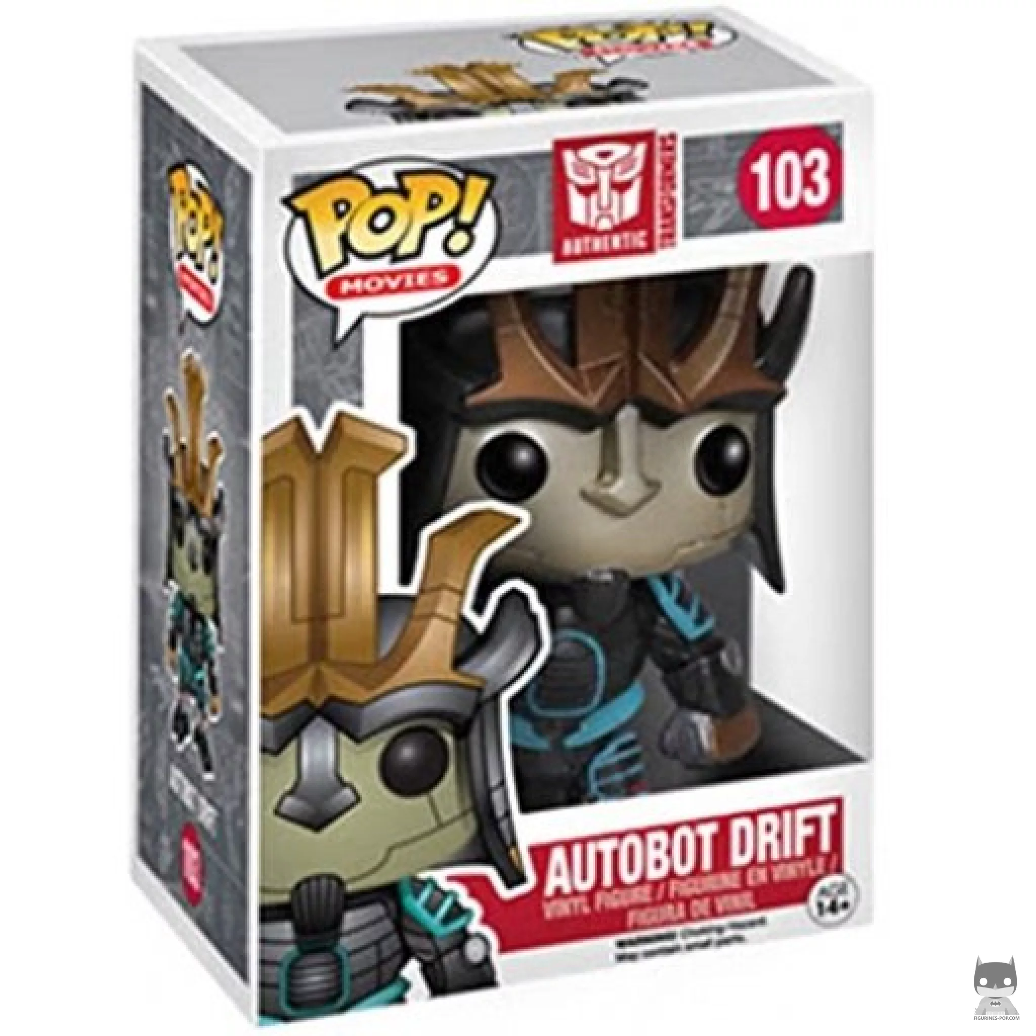 Autobot Drift Funko Pop! figure in its box