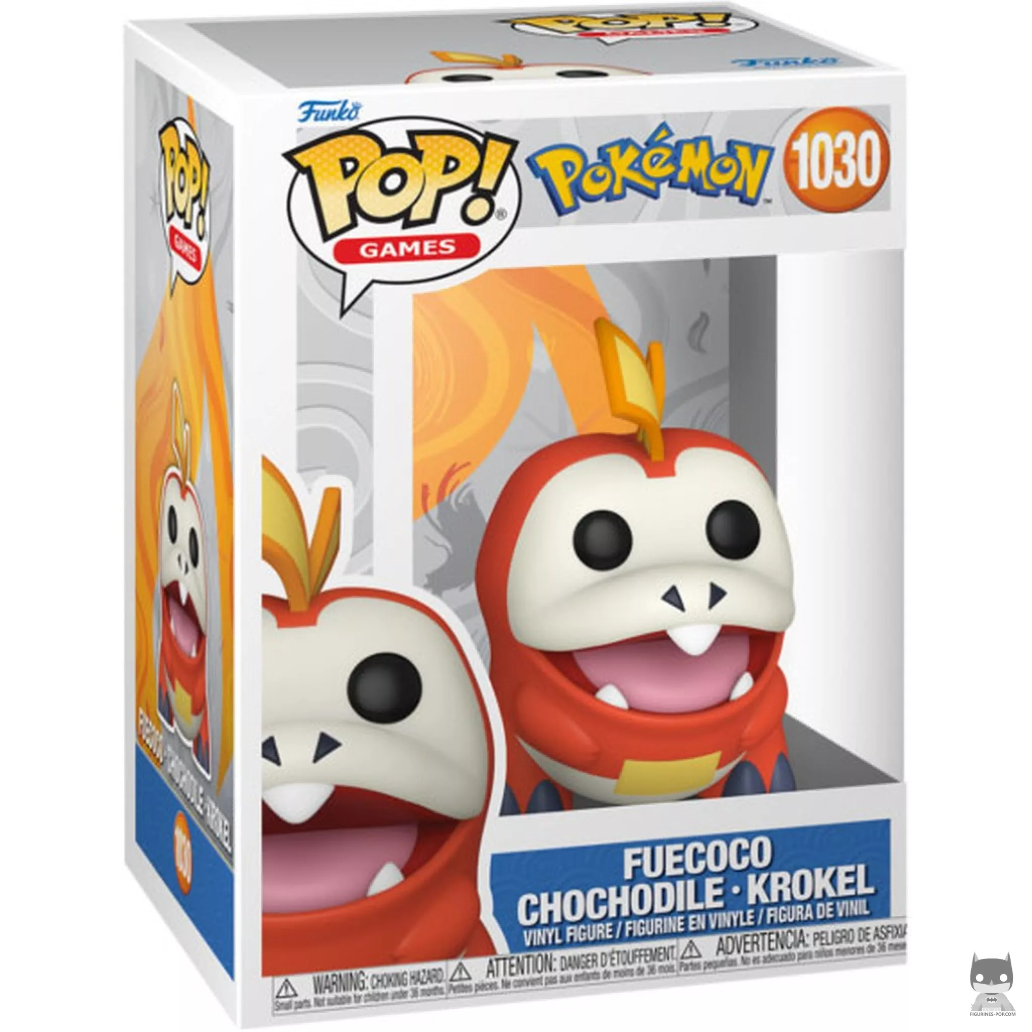 Fuecoco Funko Pop! figure in its box