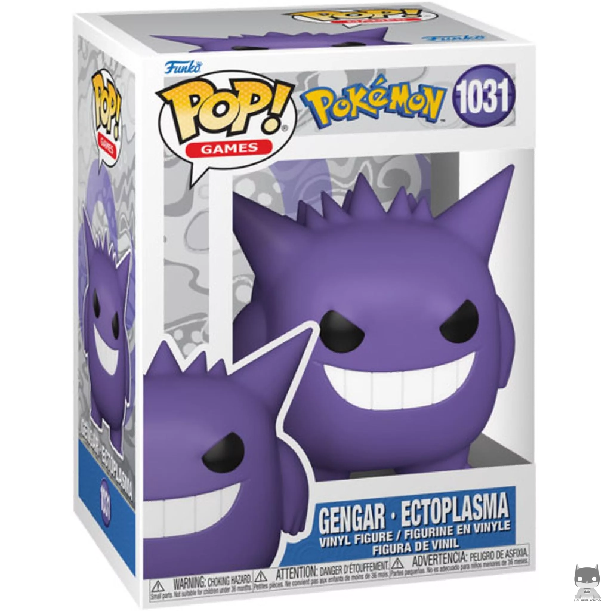Gengar Funko Pop! figure in its box