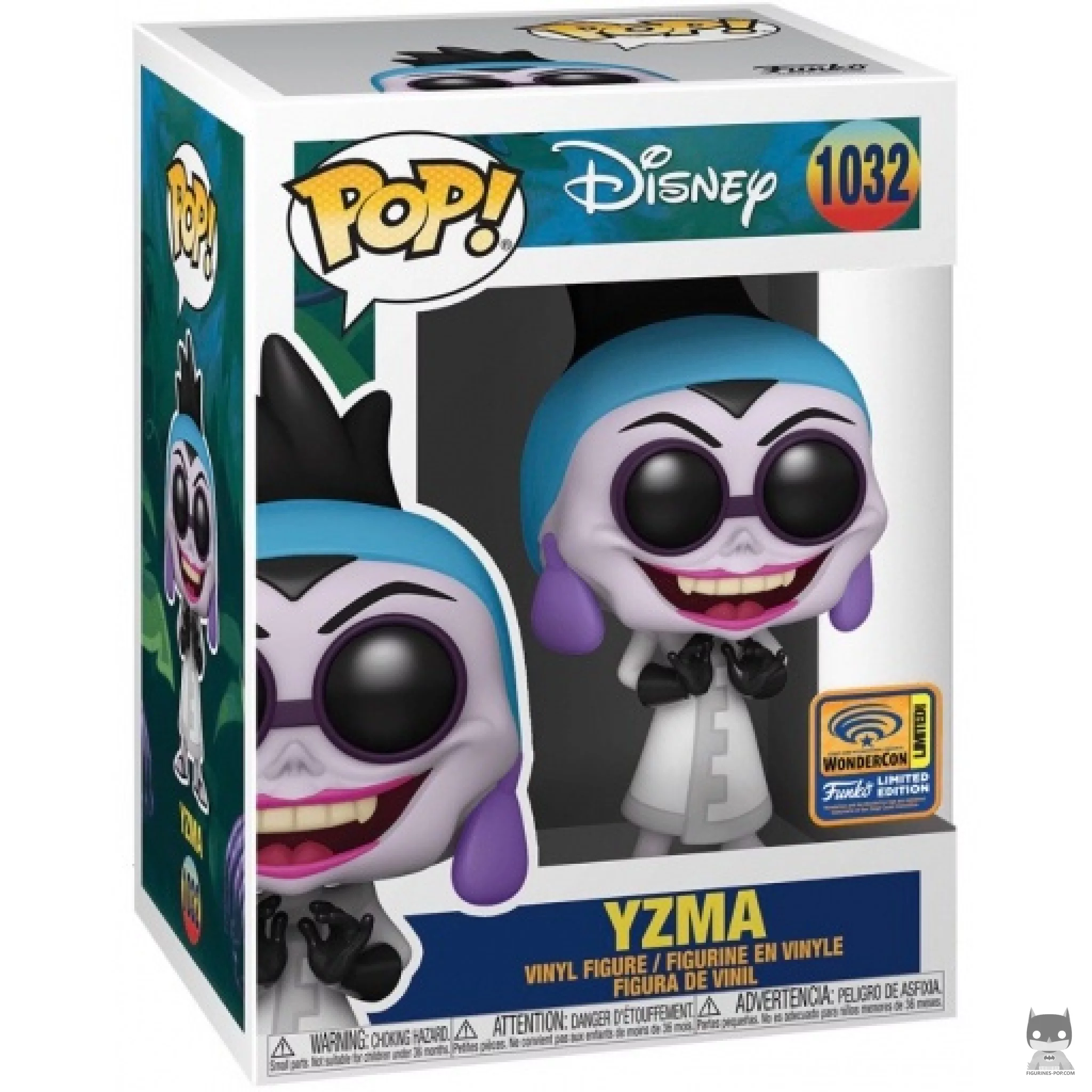 Yzma Funko Pop! figure in its box