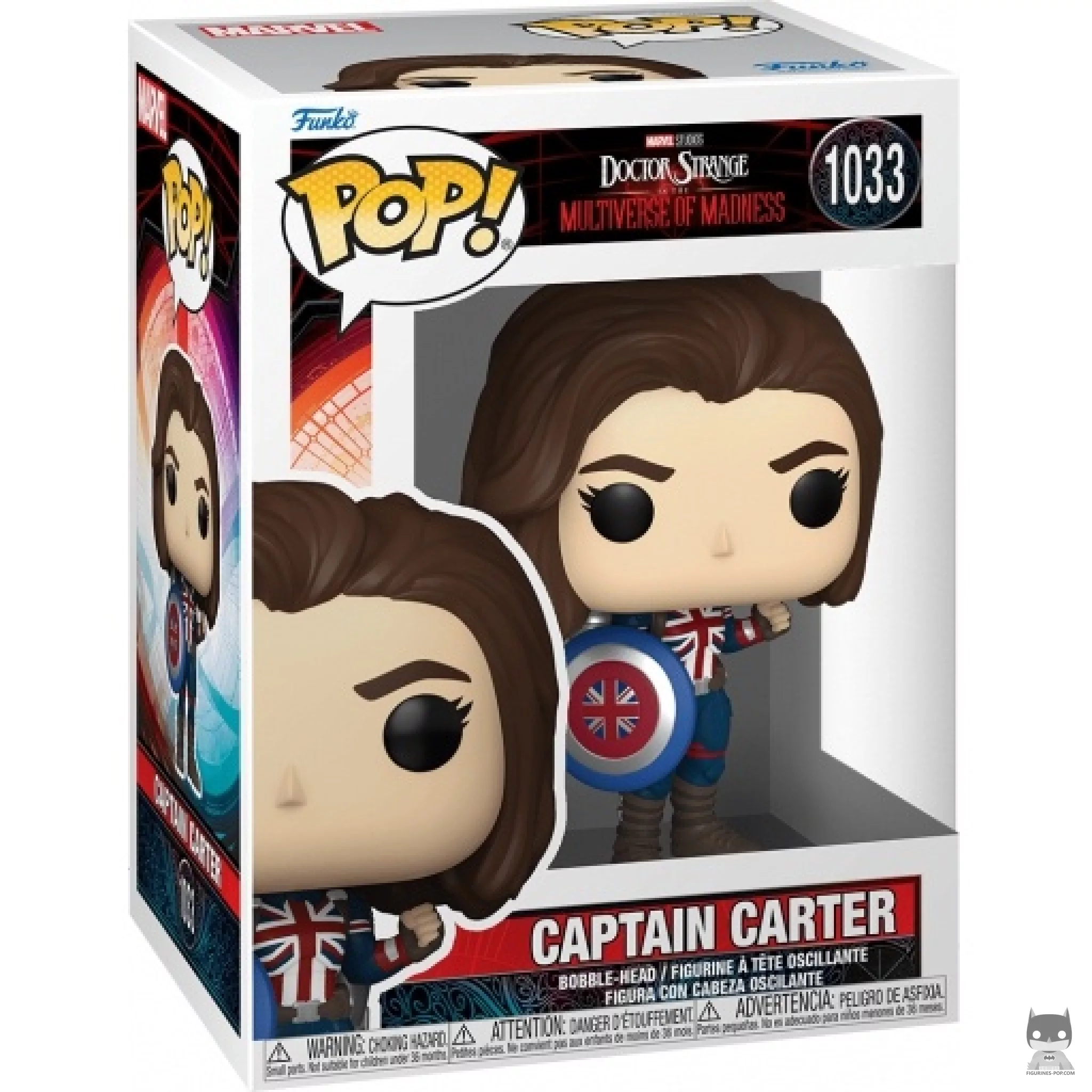 Captain Carter Funko Pop! figure in its box