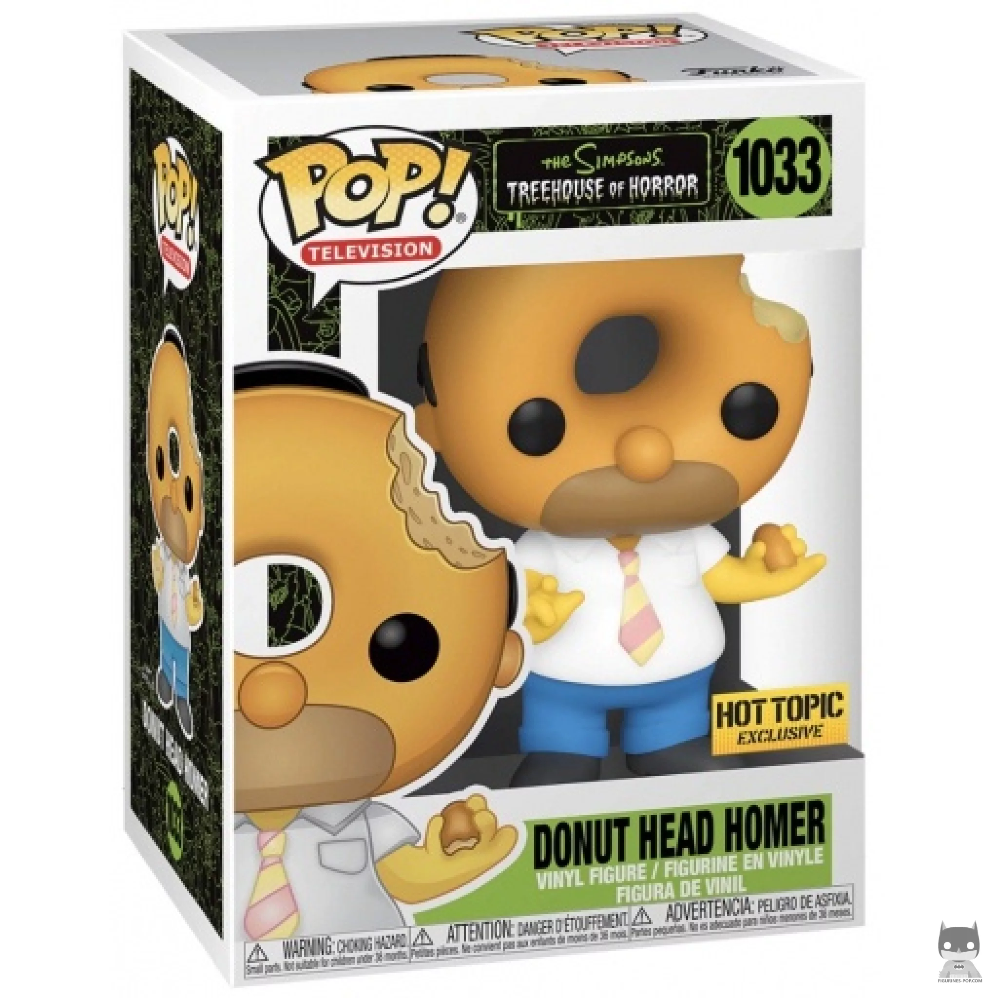 Donut Head Homer Funko Pop! figure in its box