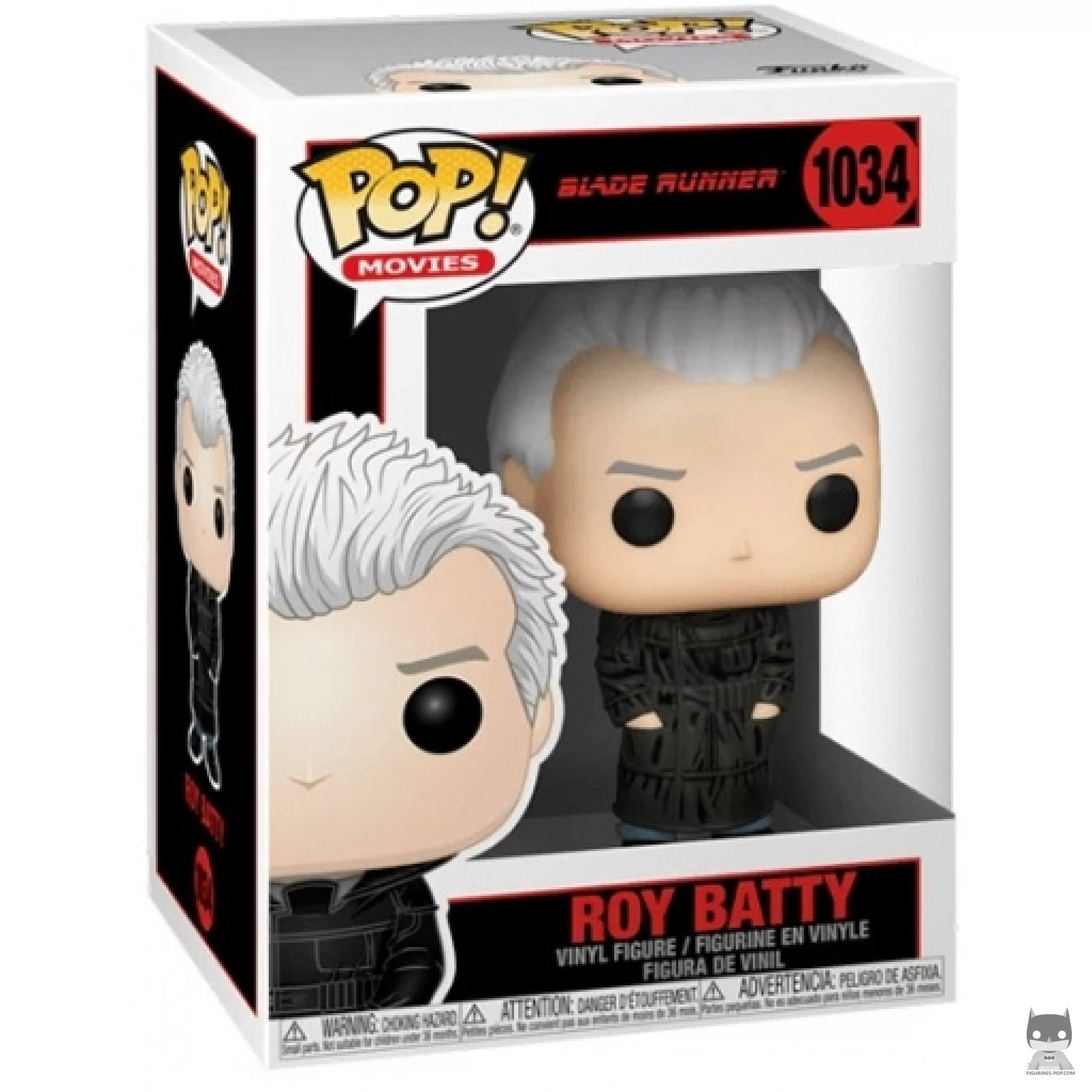 Roy Batty Funko Pop! figure in its box