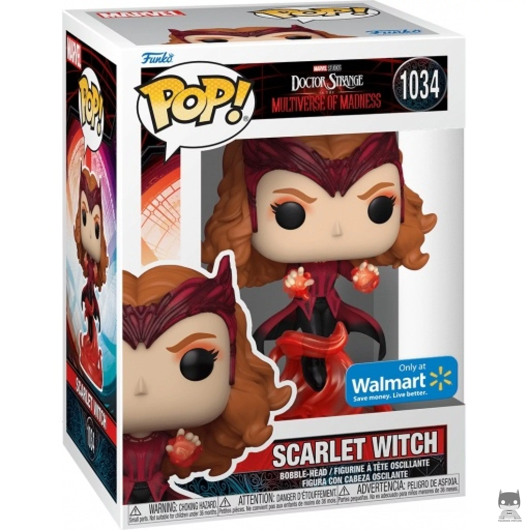 Scarlet Witch Funko Pop! figure in its box