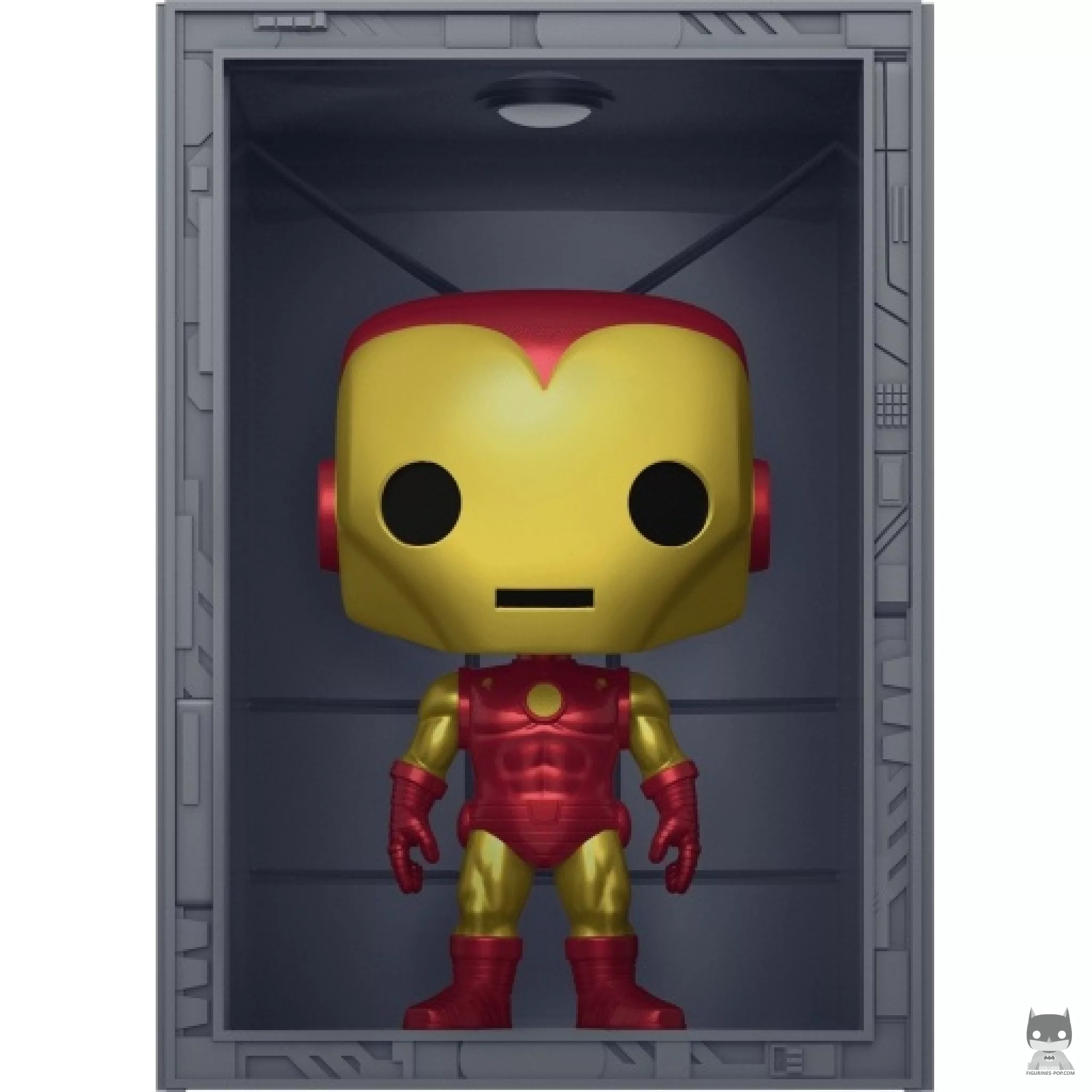 Hall of Armor : Iron Man Model 4 (Metallic) Funko Pop! figure (Marvel Comics)