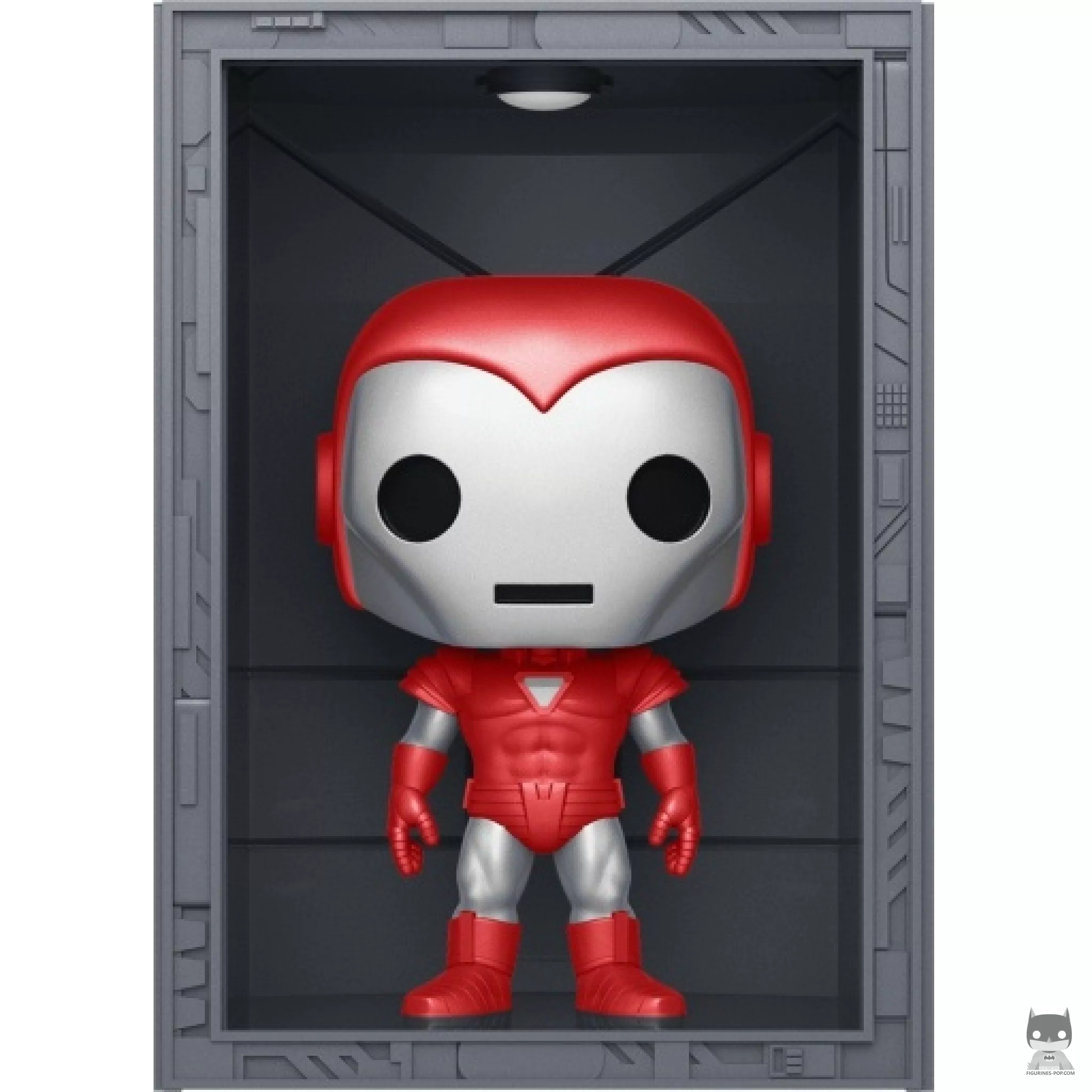Hall of Armor : Iron Man Model 8 Silver Centurion (Metallic) Funko Pop! figure (Marvel Comics)