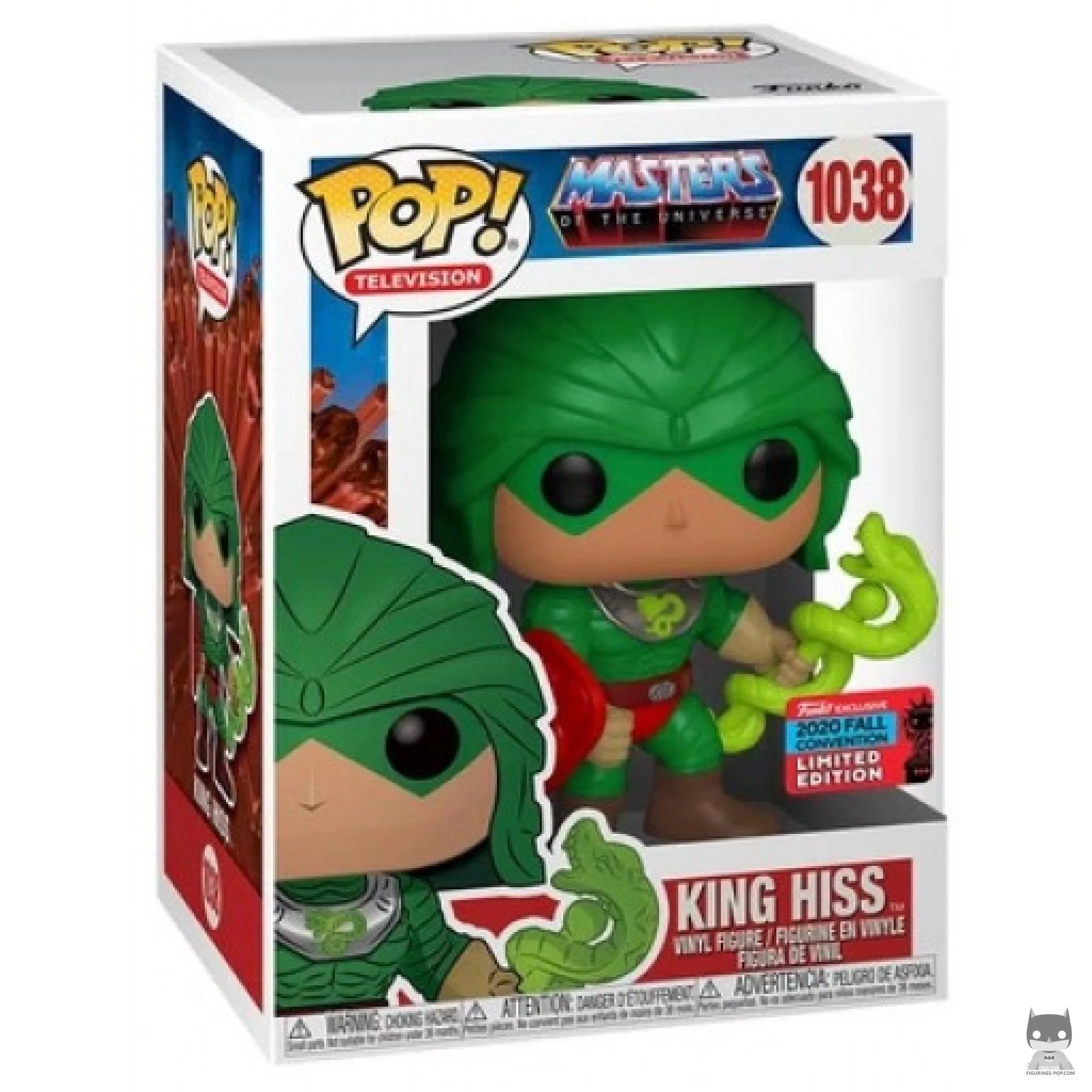 King Hiss Funko Pop! figure in its box