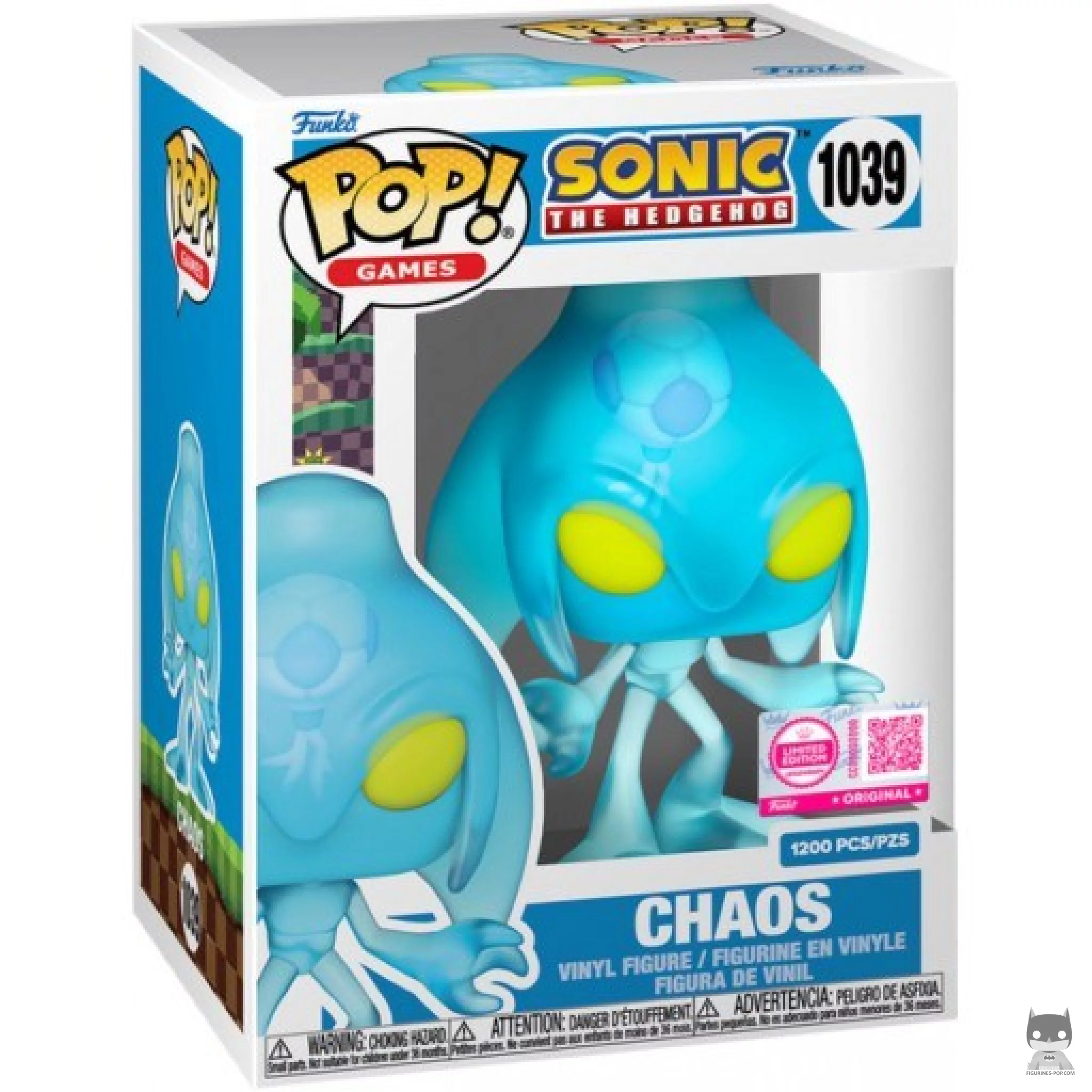 Chaos (Translucent) Funko Pop! figure in its box