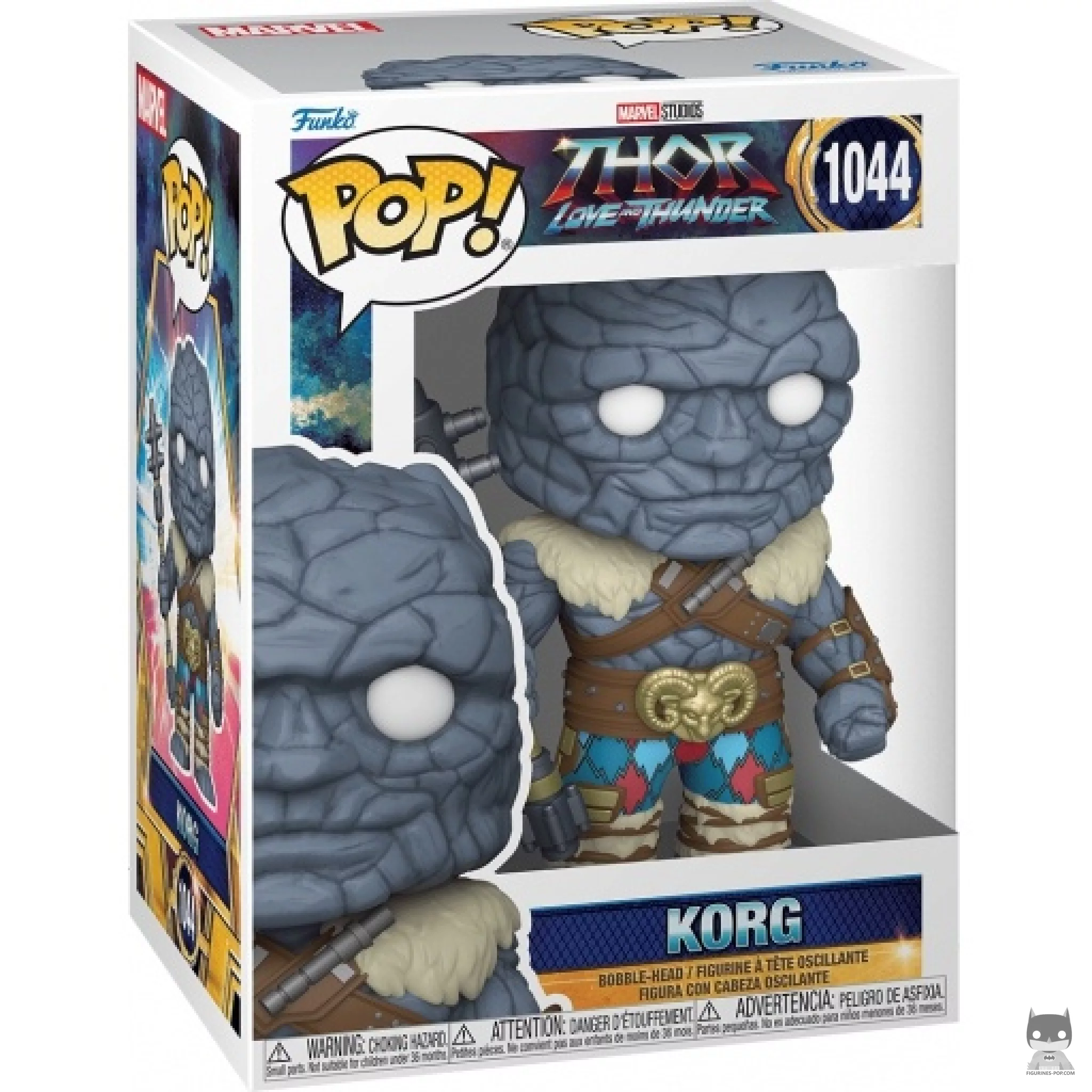 Korg Funko Pop! figure in its box