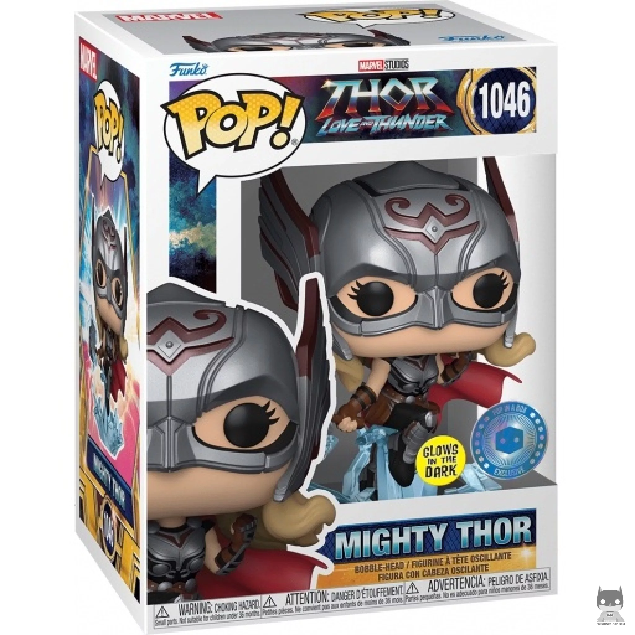 Mighty Thor (Glow in the Dark) Funko Pop! figure in its box