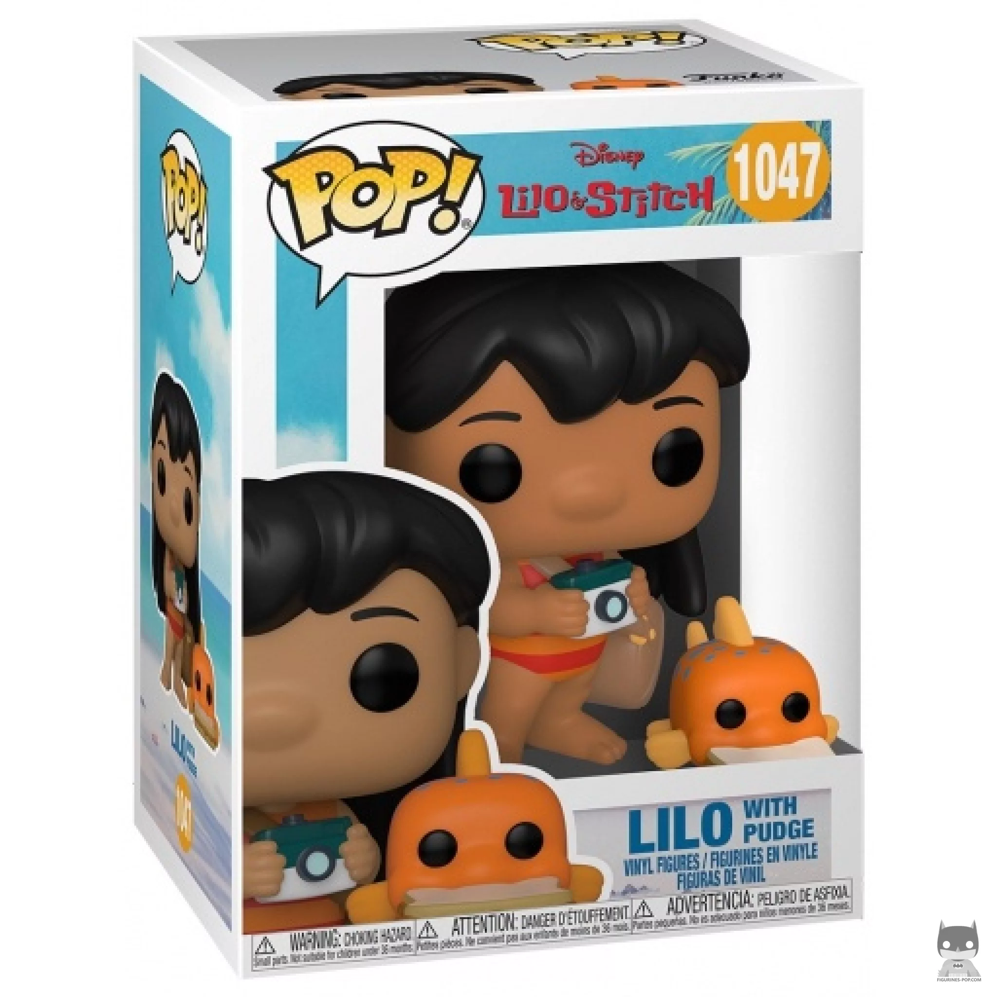 Lilo with Pudge Funko Pop! figure in its box
