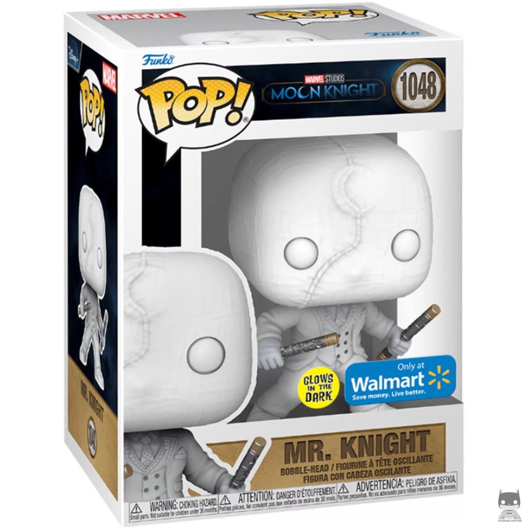 Mister Knight (Glow in the Dark) Funko Pop! figure in its box