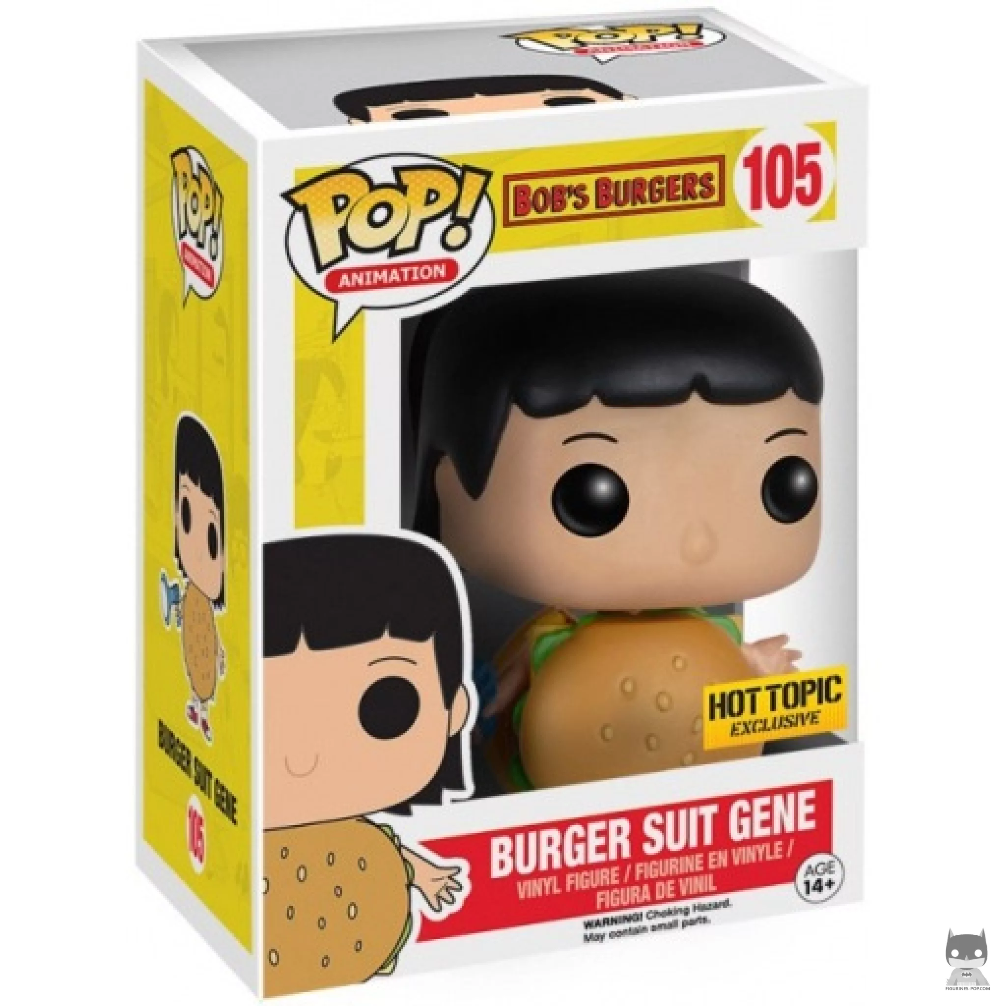 Gene Belcher in Burger Suit Funko Pop! figure in its box
