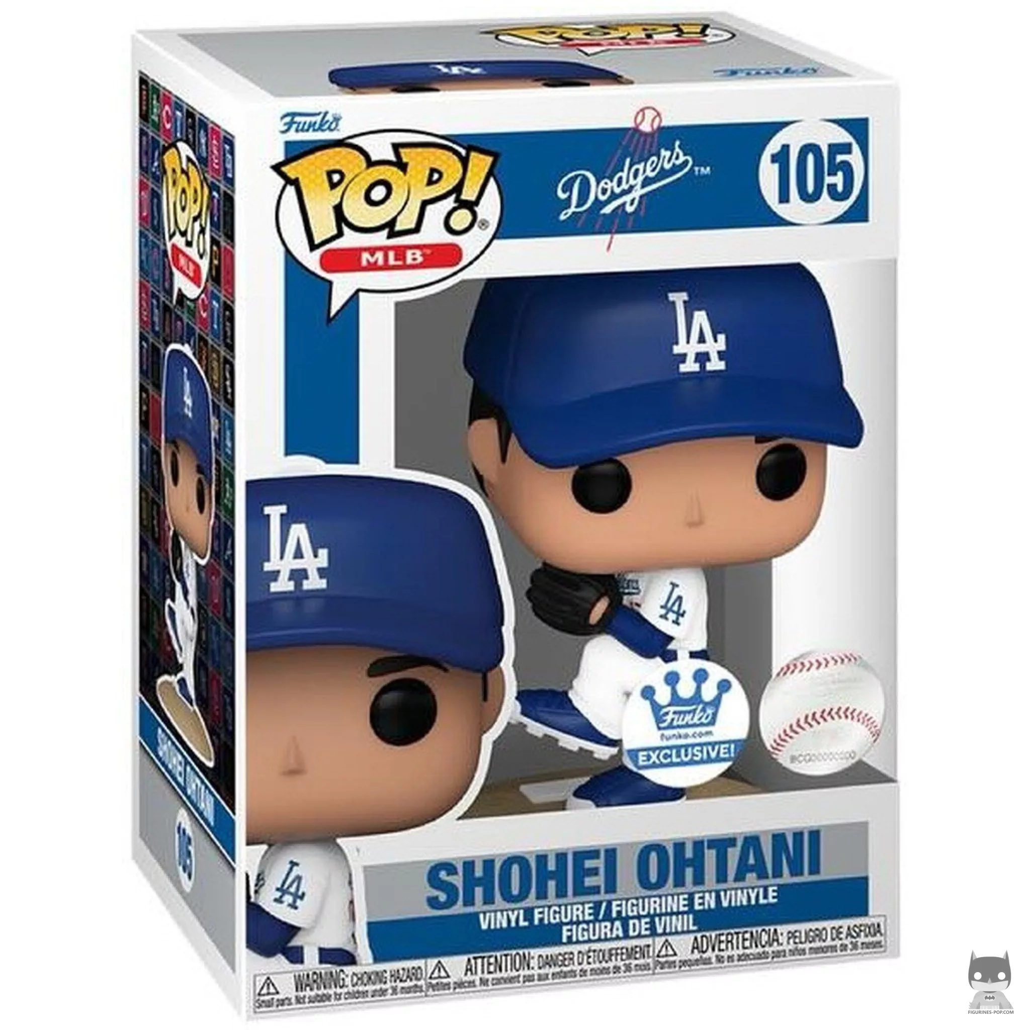 Shohei Ohtani Funko Pop! figure in its box
