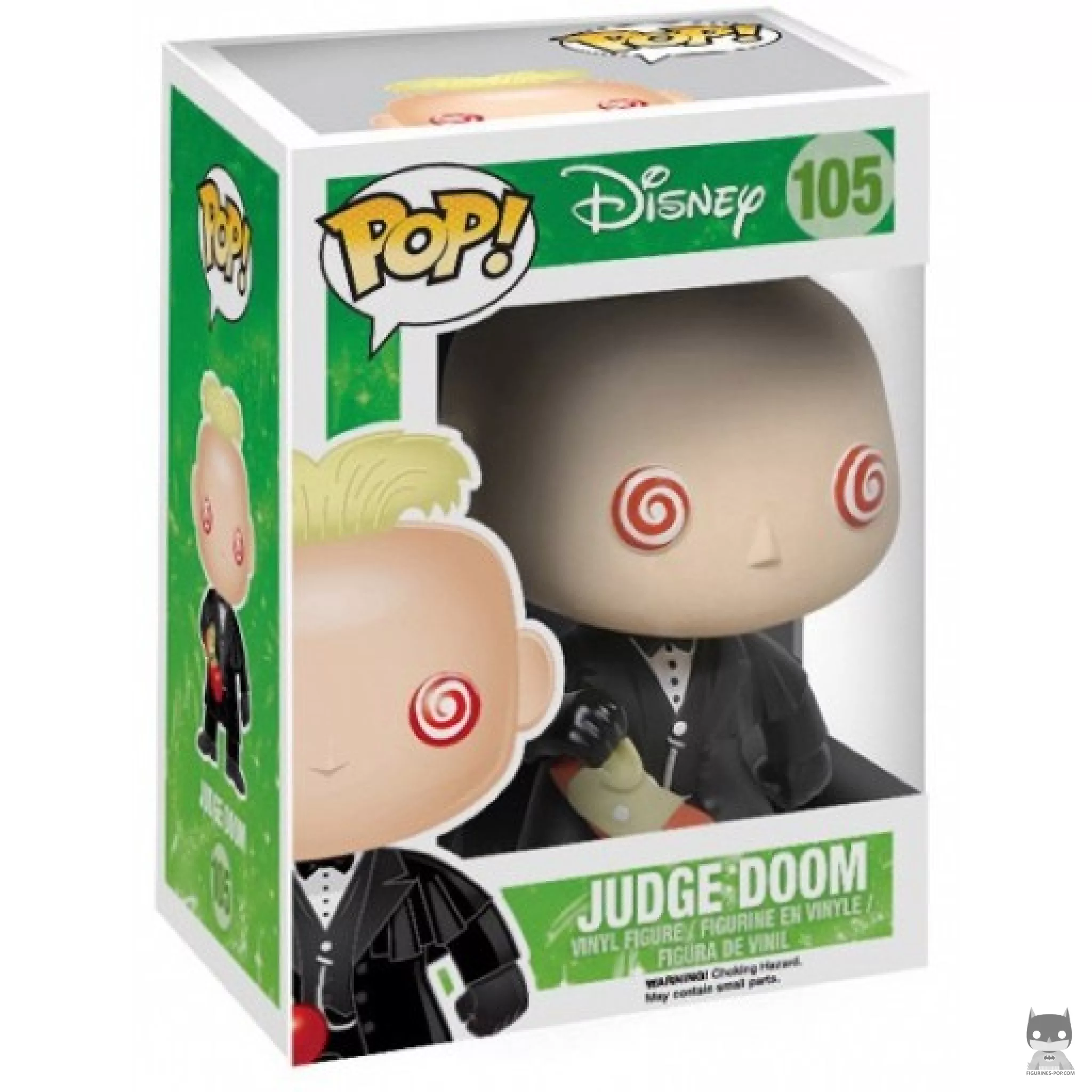 Judge Doom Funko Pop! figure in its box