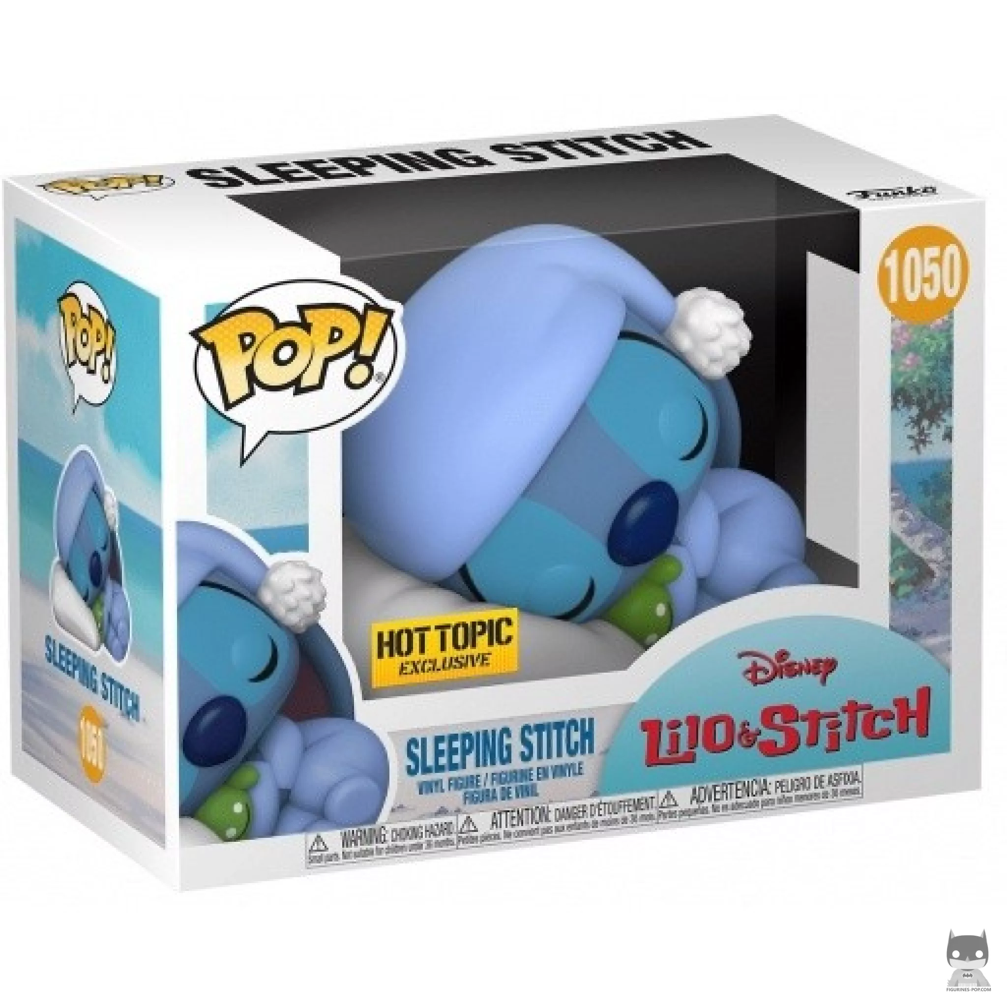 Sleeping Stitch Funko Pop! figure in its box