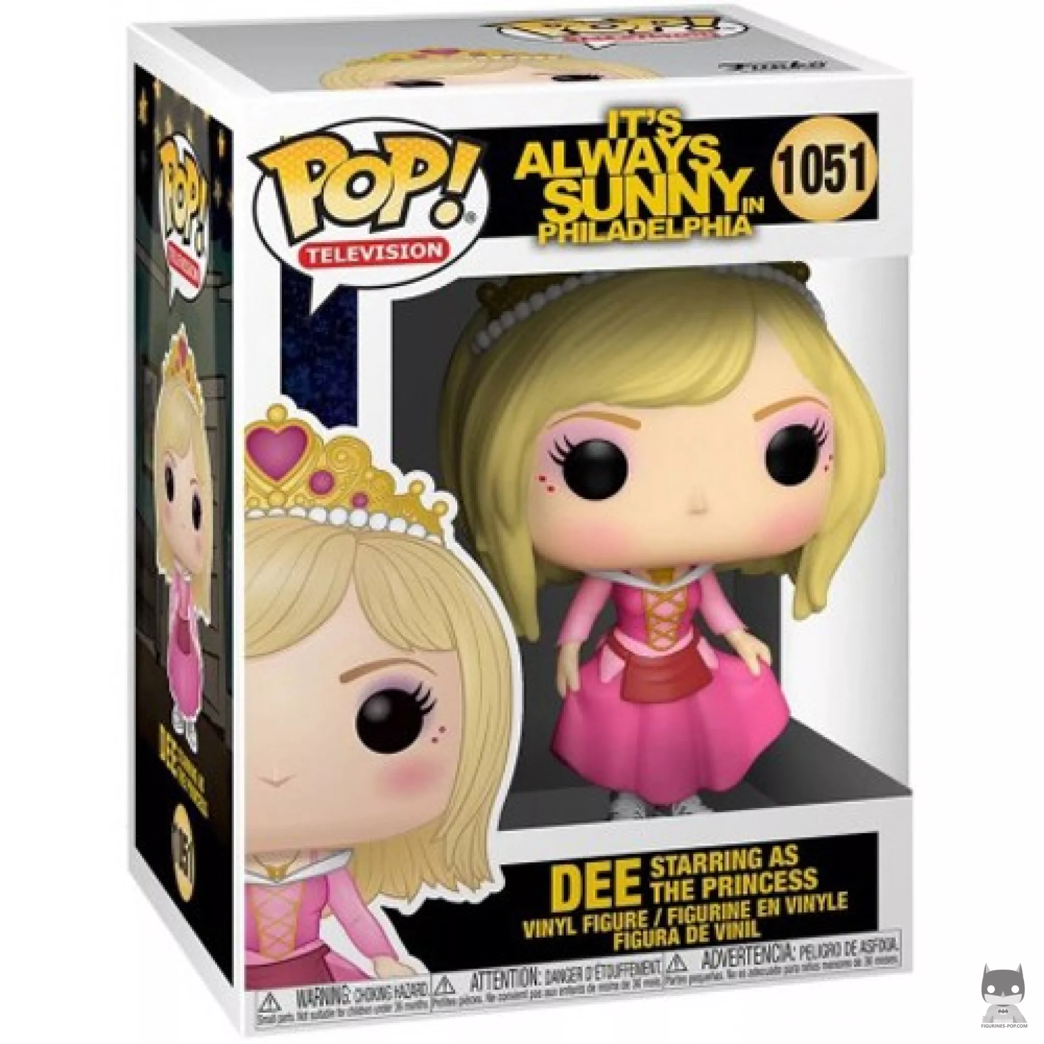 Dee Starring as the Princess Funko Pop! figure in its box