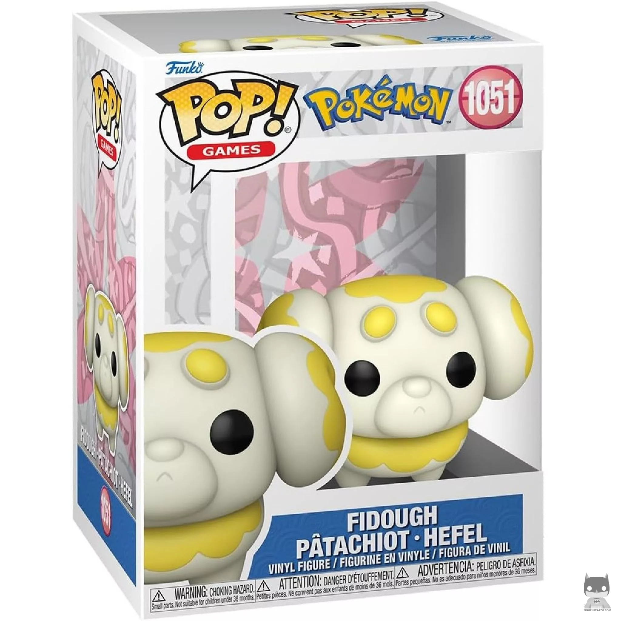 Fidough Funko Pop! figure in its box