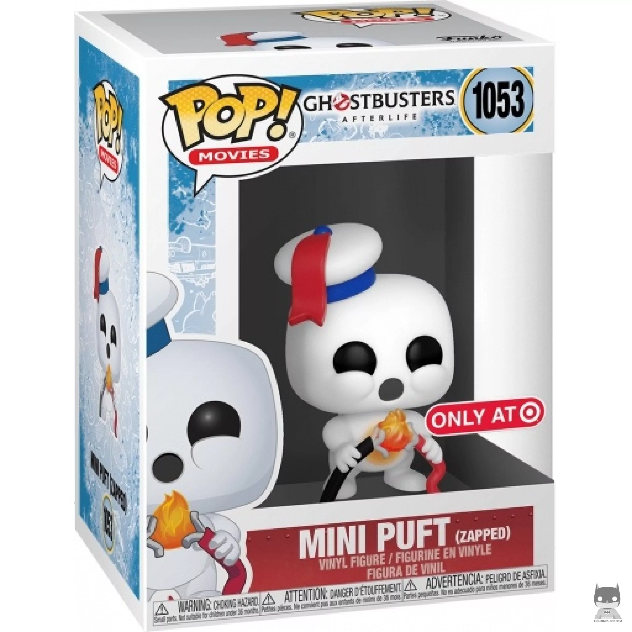 Mini Puft Zapped Funko Pop! figure in its box