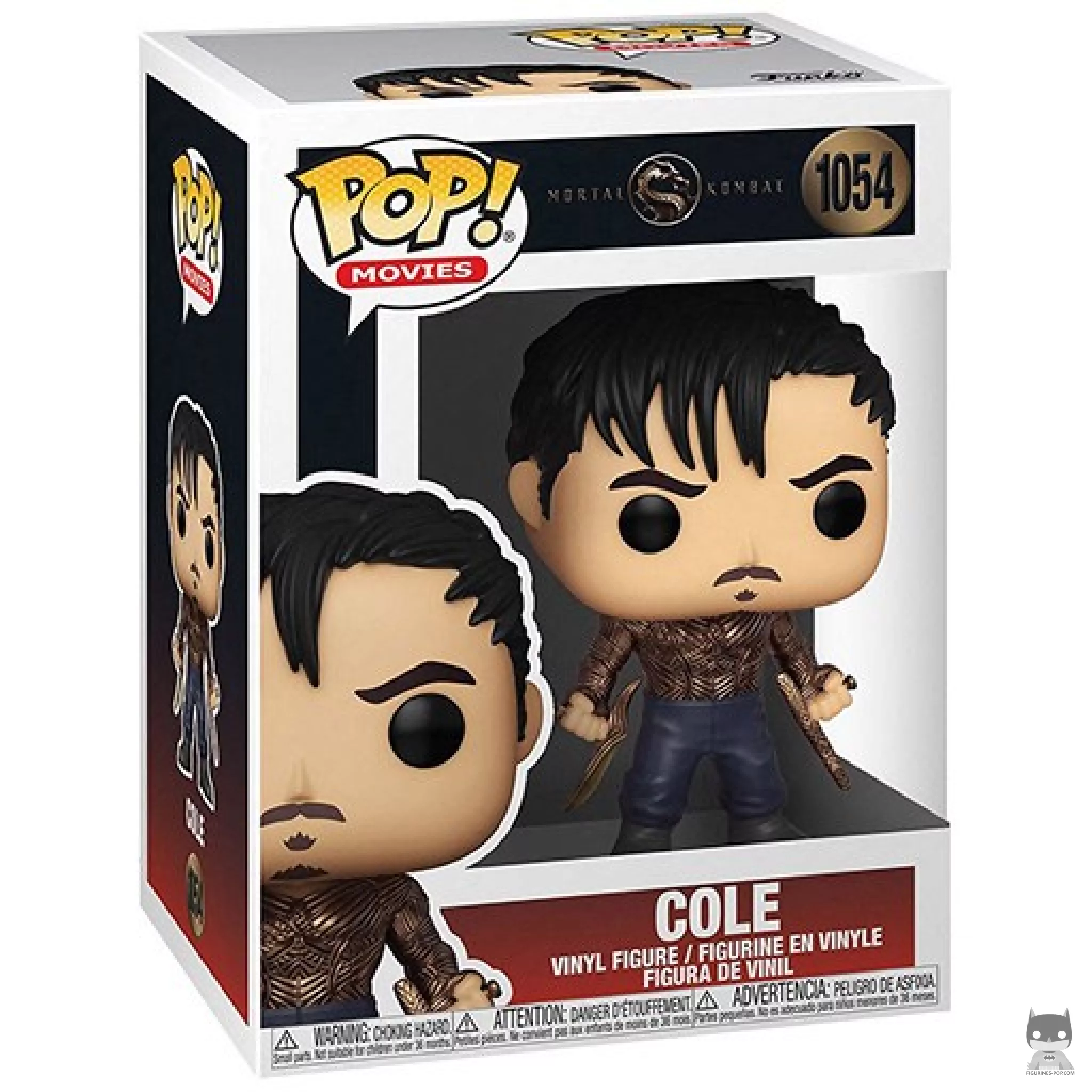 Cole Funko Pop! figure in its box