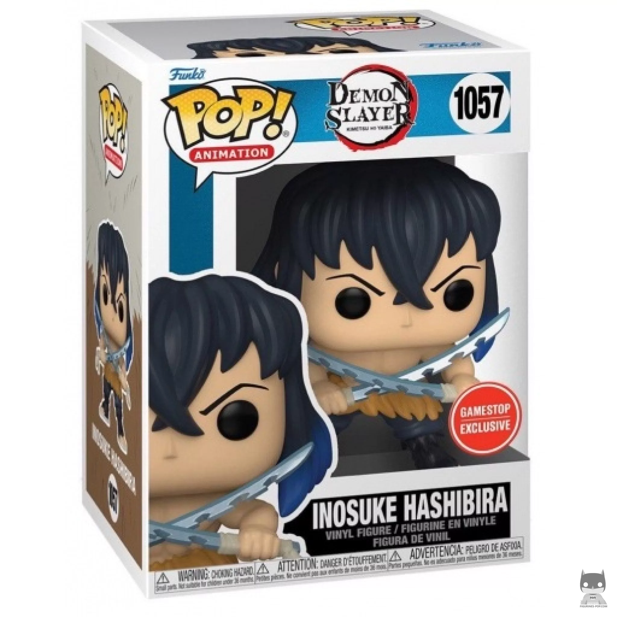 Inosuke Hashibira Funko Pop! figure in its box