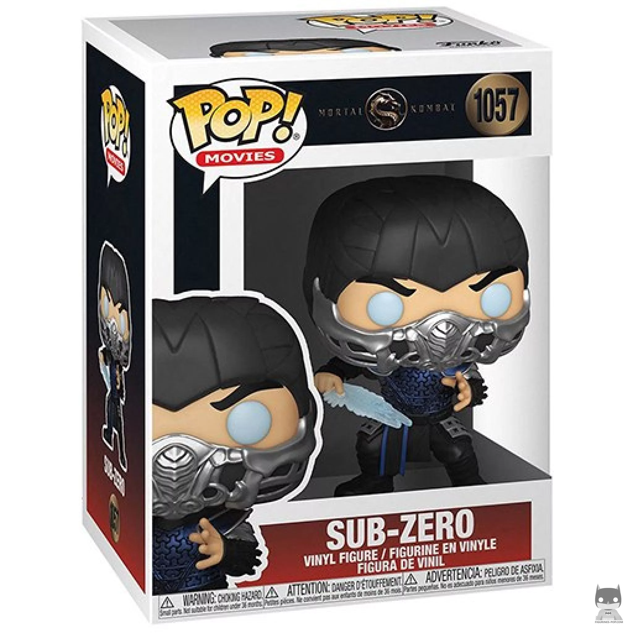 Sub-Zero (Metallic) Funko Pop! figure in its box