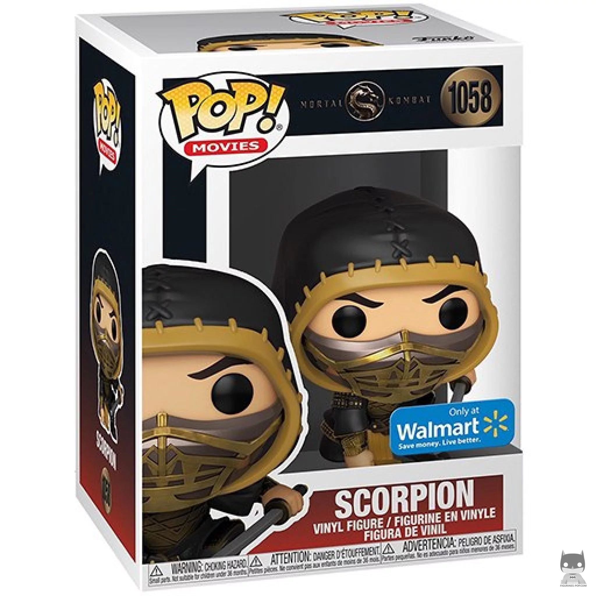 Scorpion (Metallic) Funko Pop! figure in its box