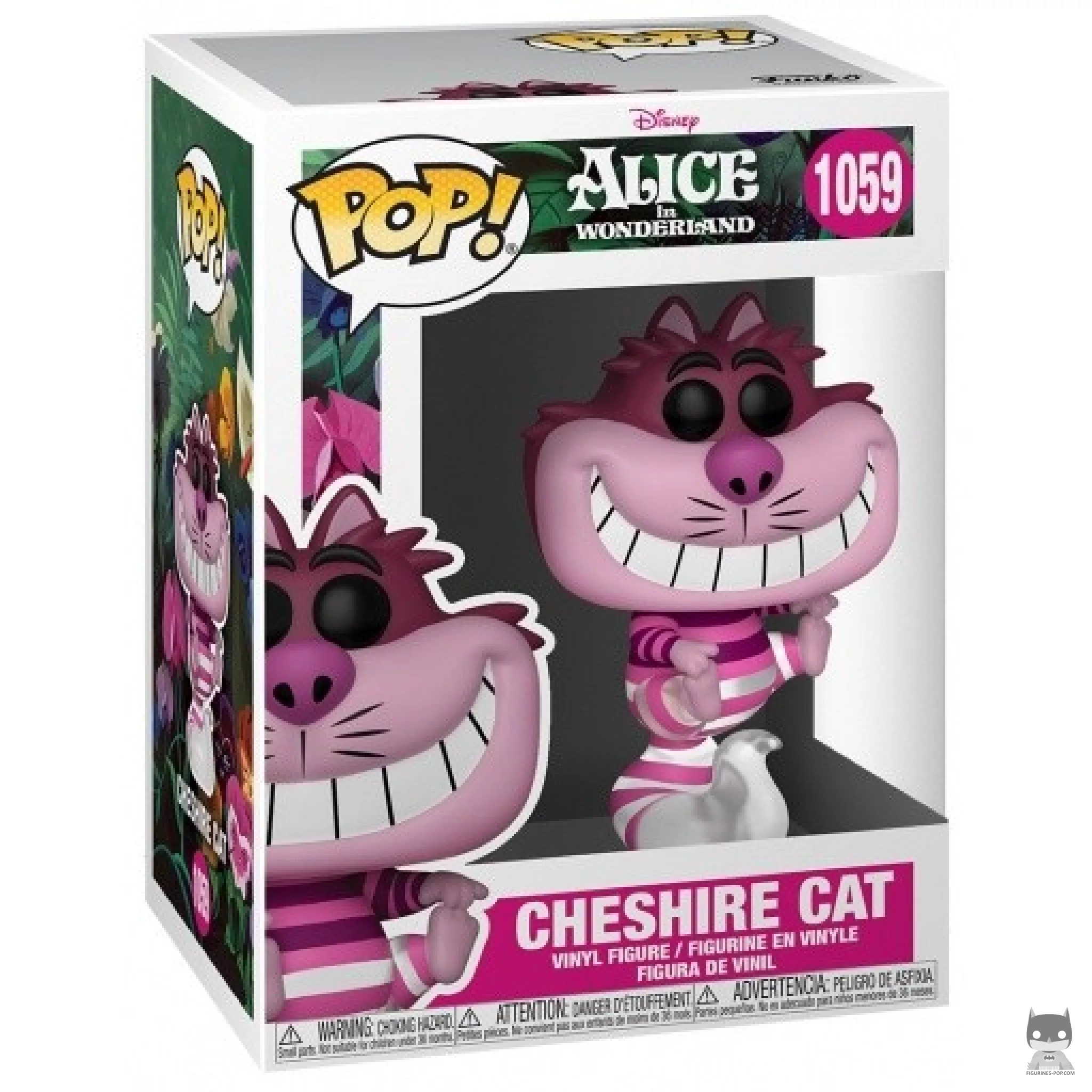 Cheshire Cat Funko Pop! figure in its box