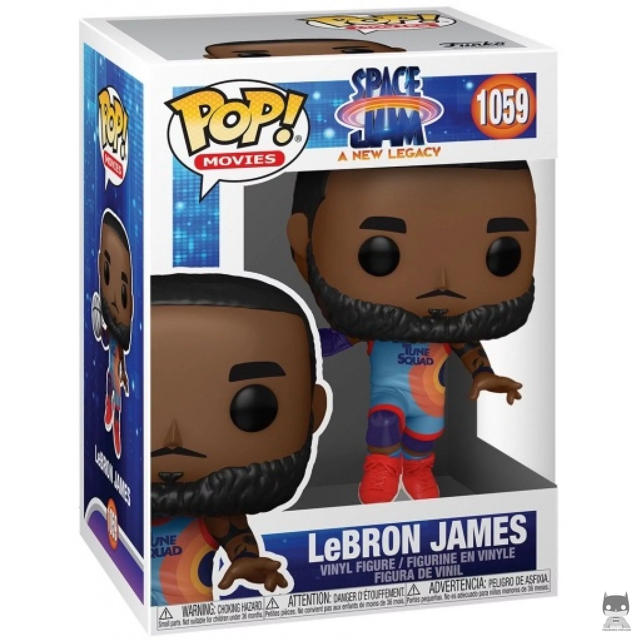 LeBron James Funko Pop! figure in its box