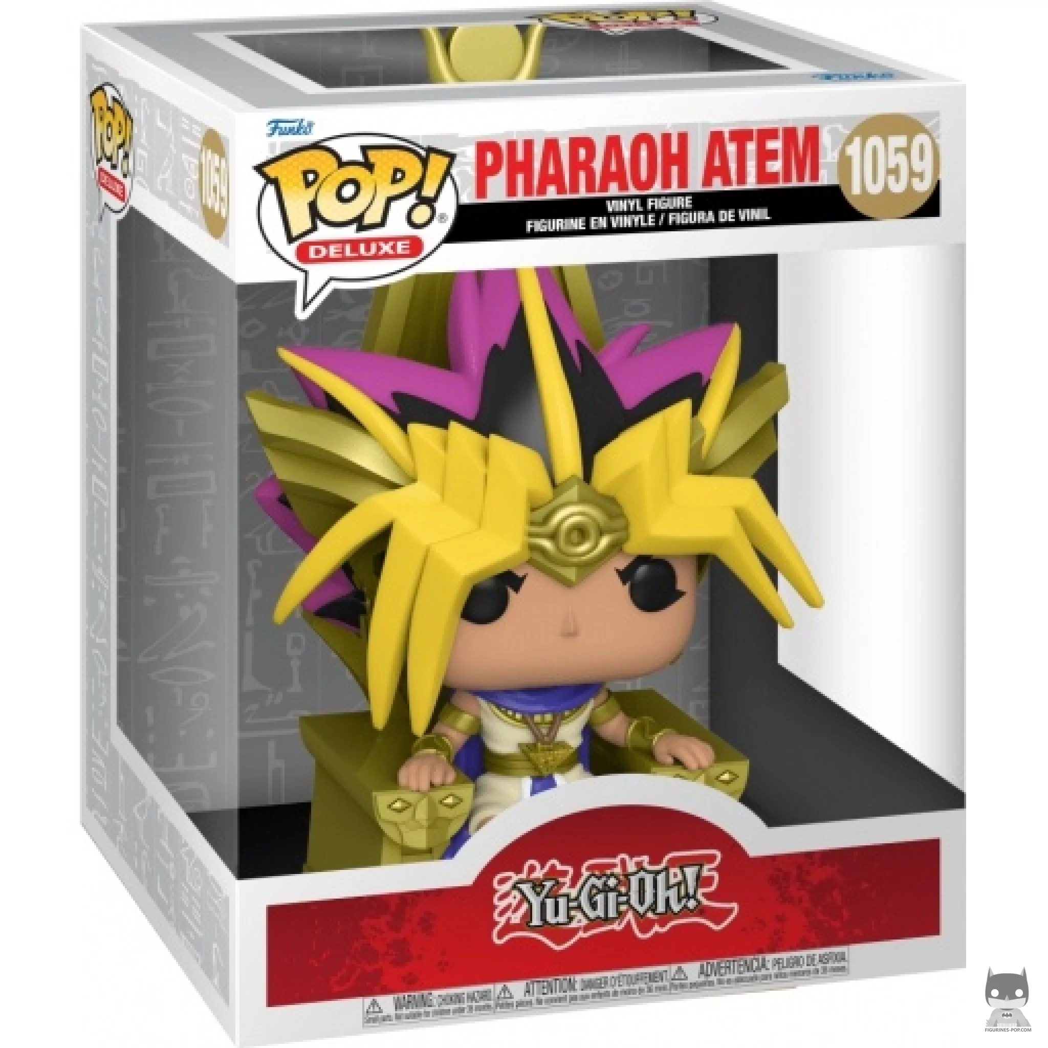 Pharaoh Atem (Metallic) Funko Pop! figure in its box