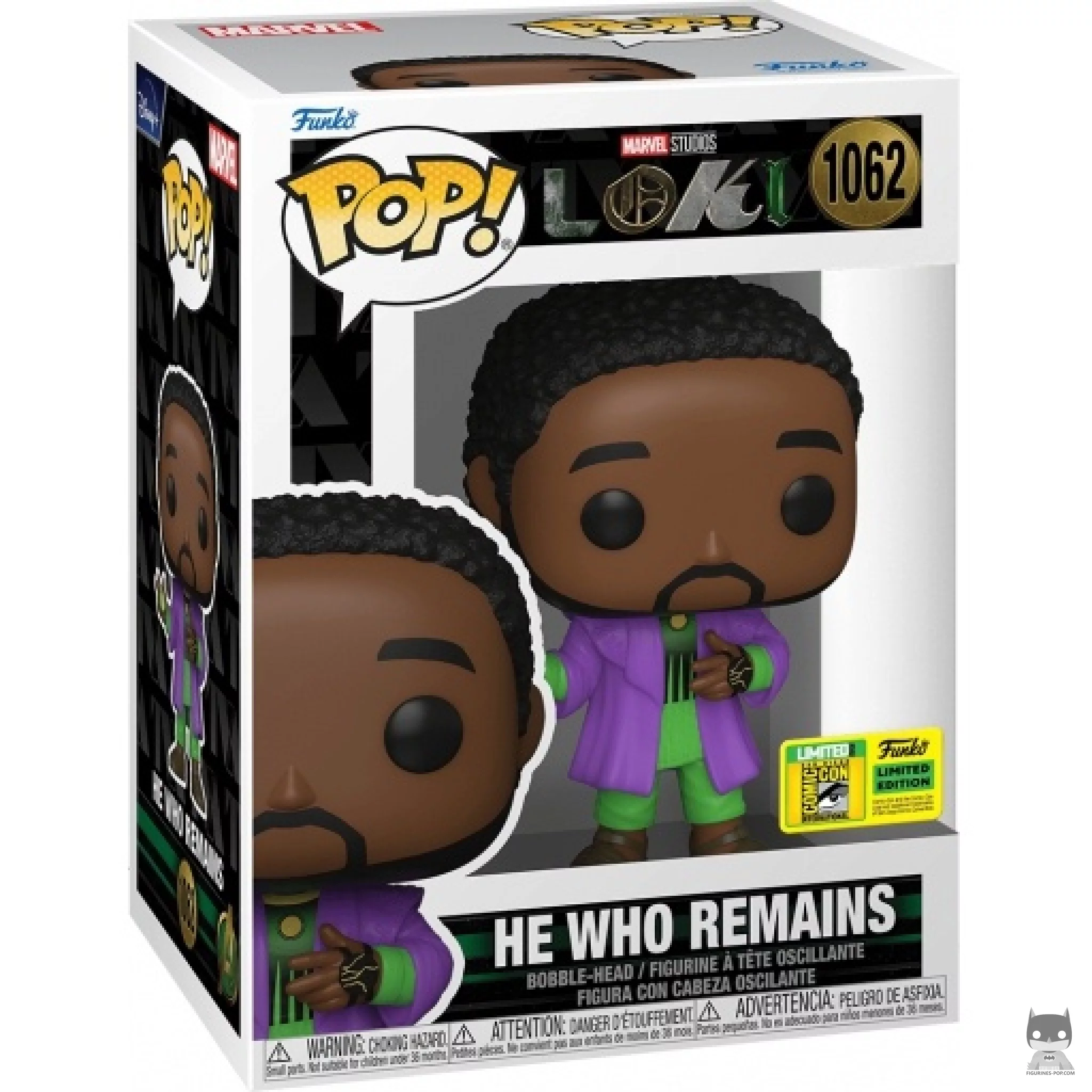 He Who Remains Funko Pop! figure in its box