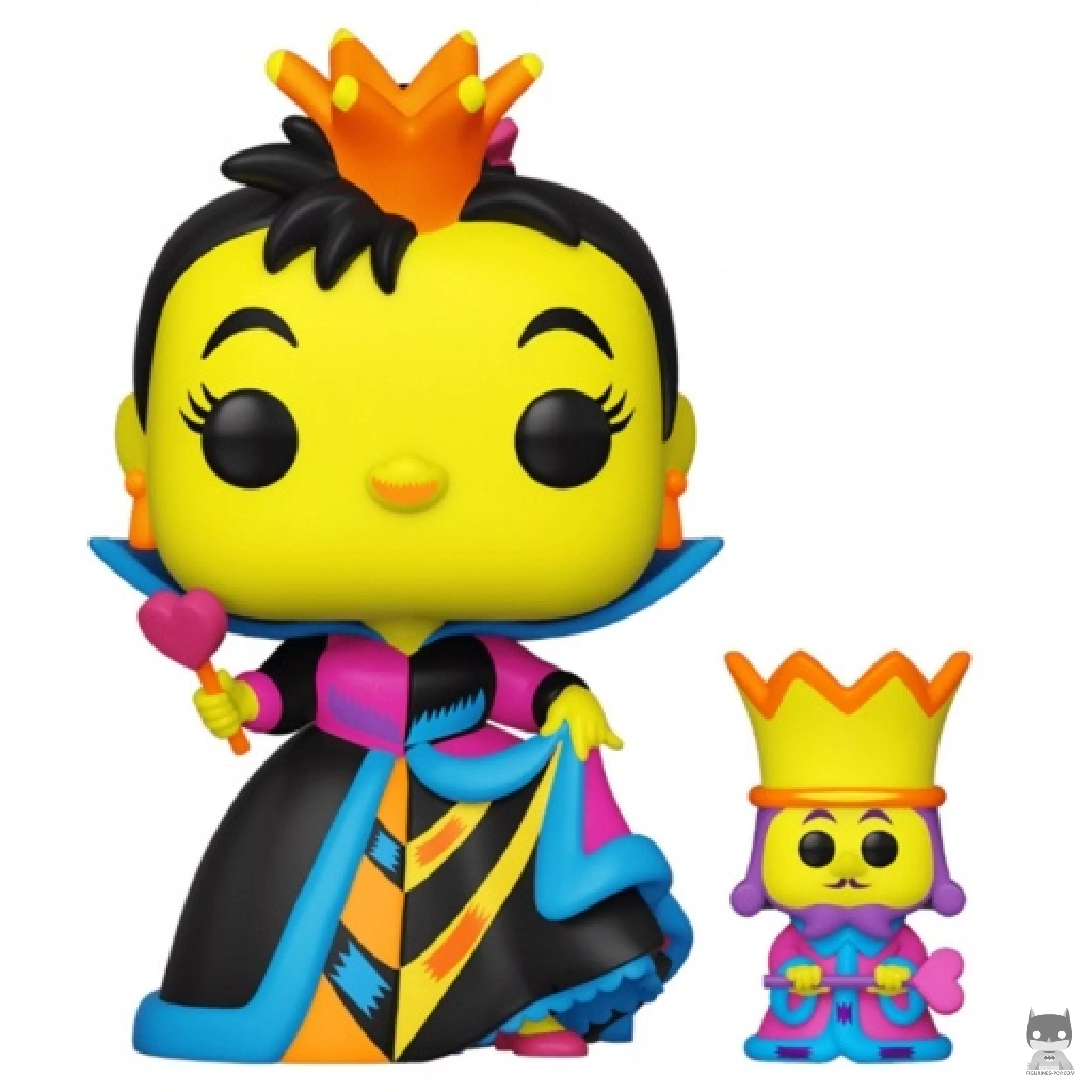 Queen of Hearts with King (Blacklight) Funko Pop! figure (Alice in Wonderland)